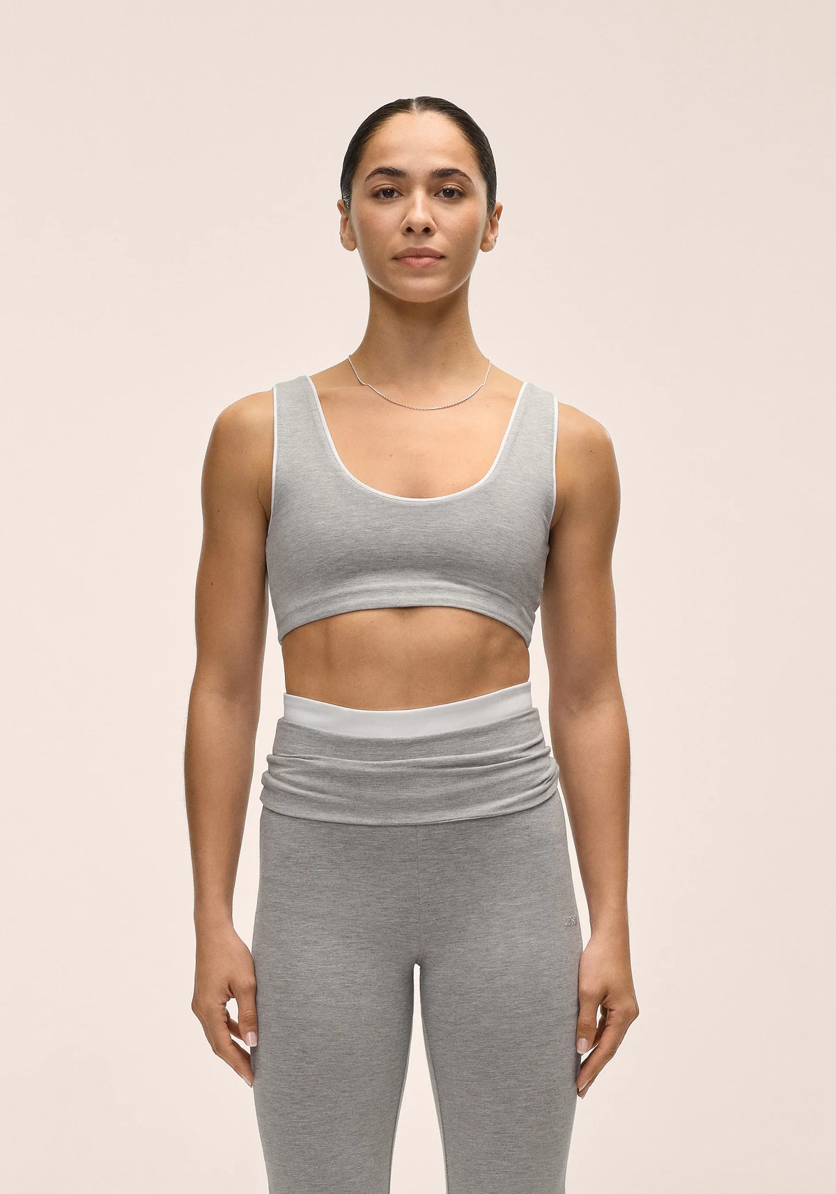 Casall Sublime Fling Bralette reggiseno Grey Melange cotone