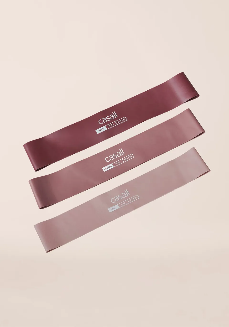 Casall Rubber Bands 3pack elastici rosa 3 pezzi