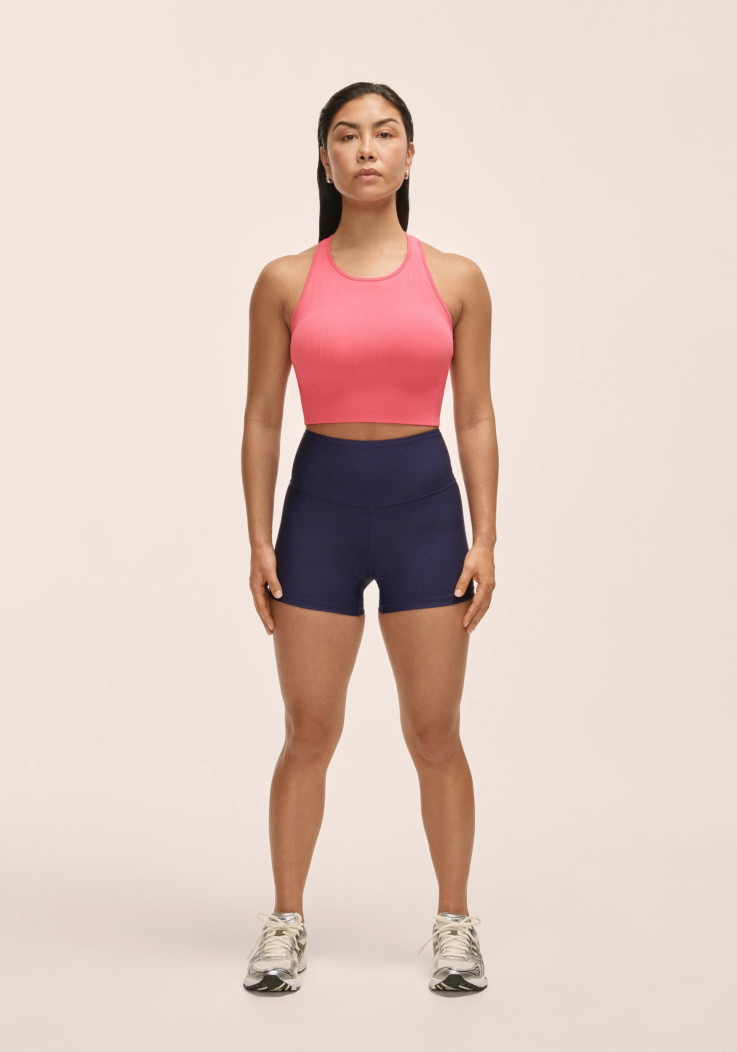 Casall Ultra High Waist Hot Pant shorts Purple Eclipse vita alta