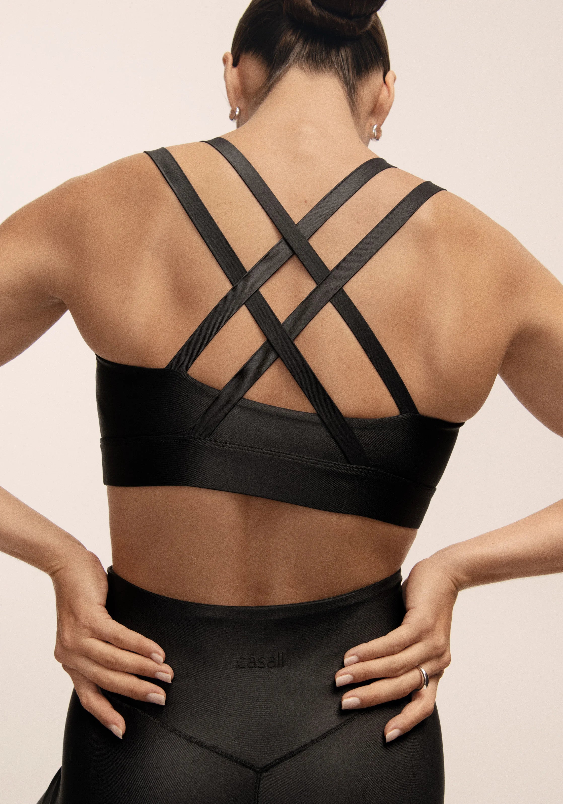 Casall Glitz Sports Bra reggiseno sportivo donna nero