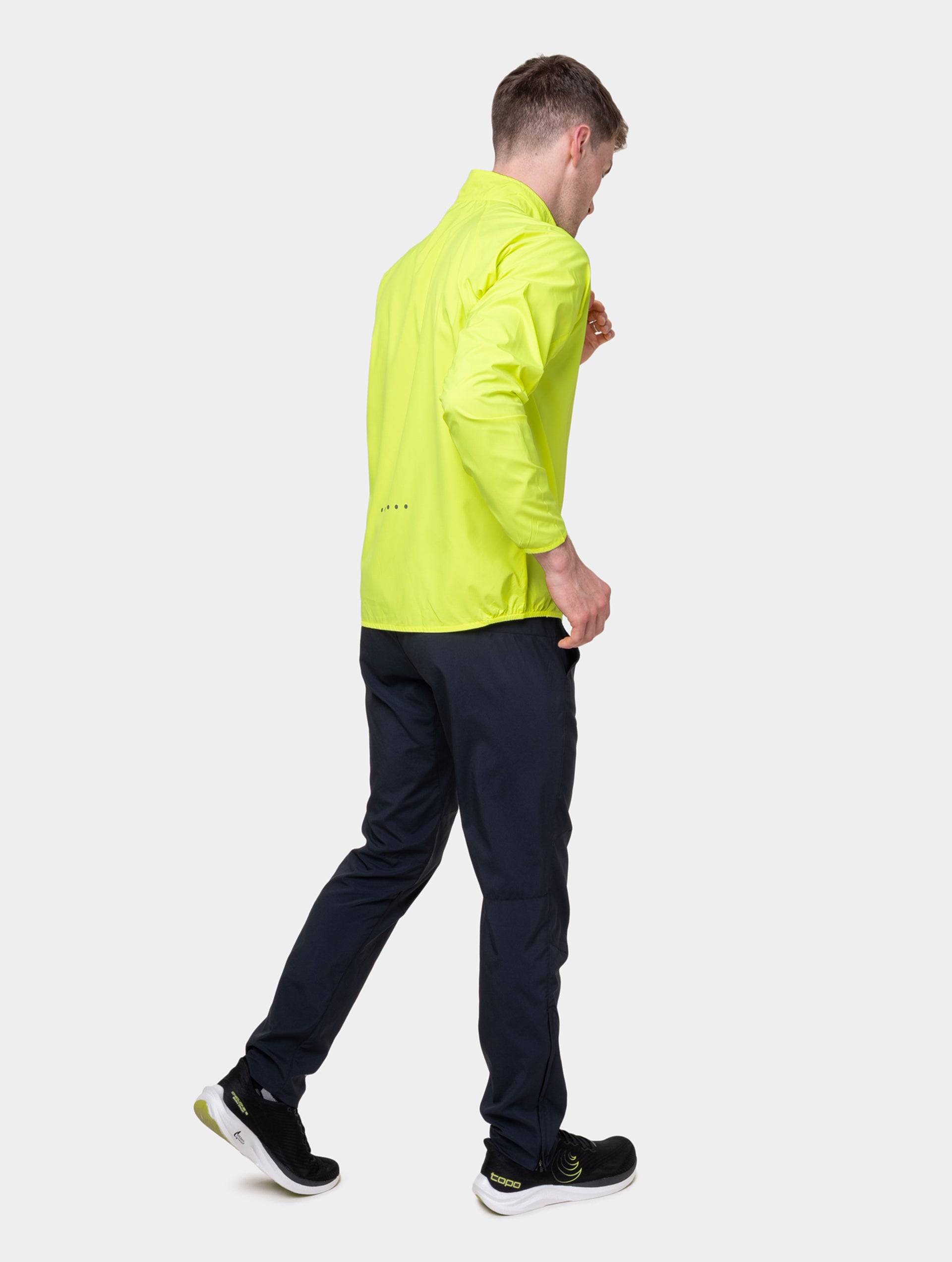 Ronhill Core giacca running uomo giallo fluo traspirante