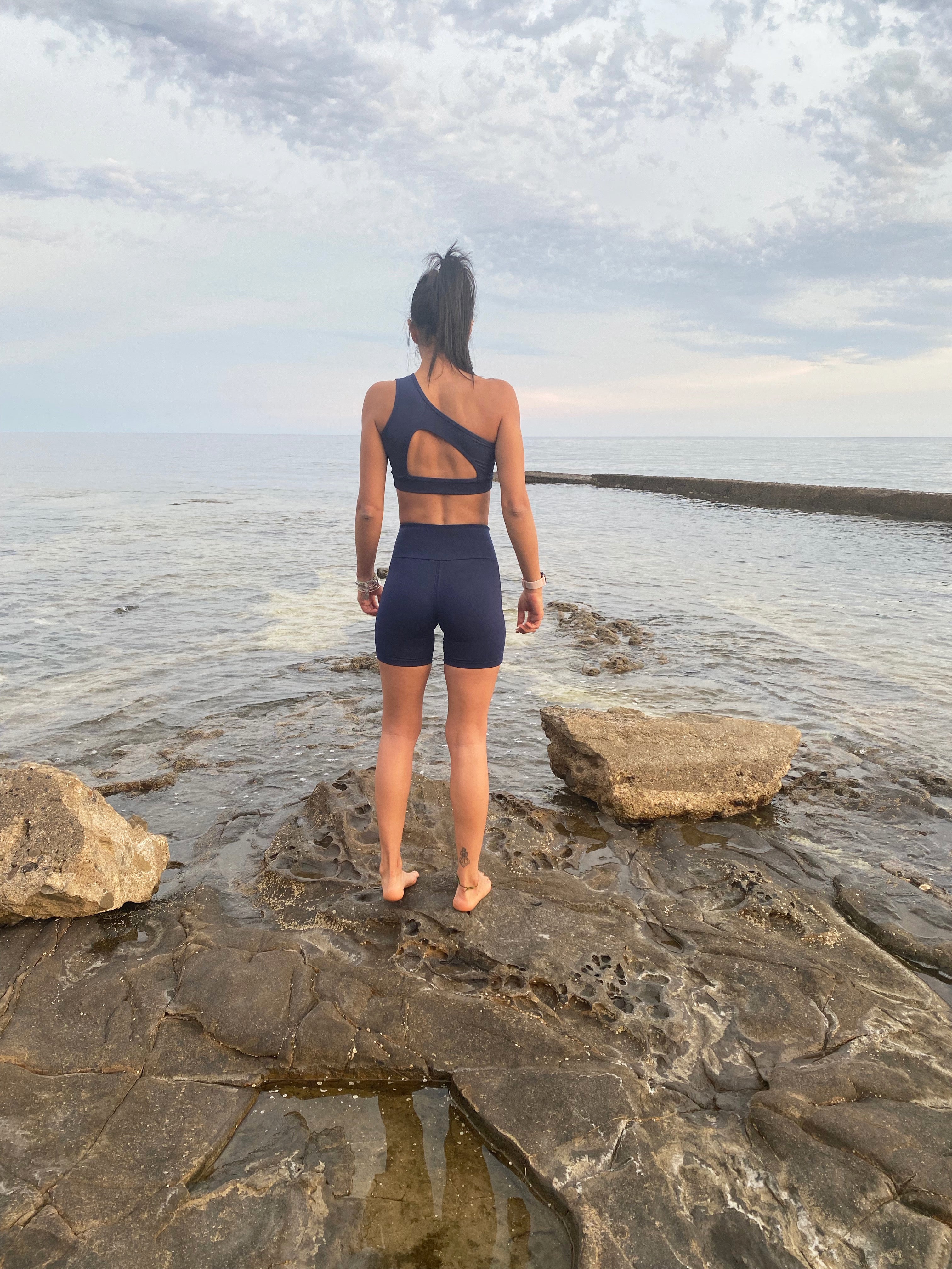 VB Fantasy short fitness in tessuto tecnico