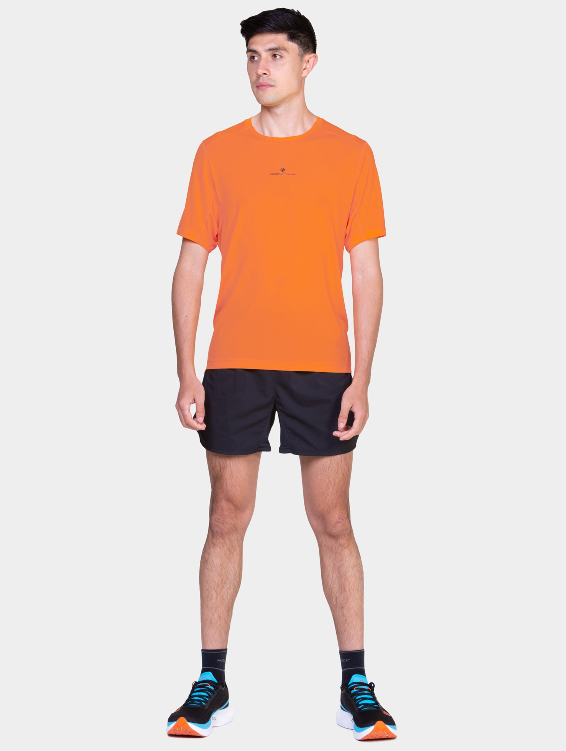 Ronhill Tech 5" Short pantaloncini running uomo neri leggeri