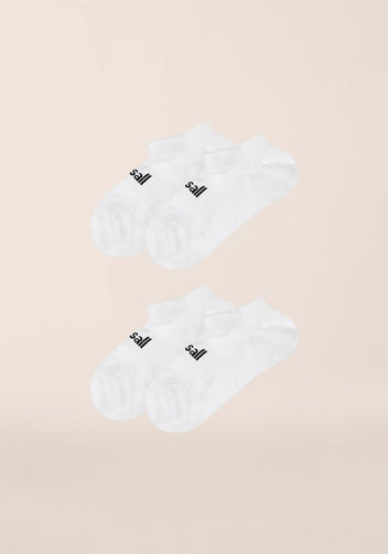 Casall Training Sock calzini bianchi 2 paia traspiranti