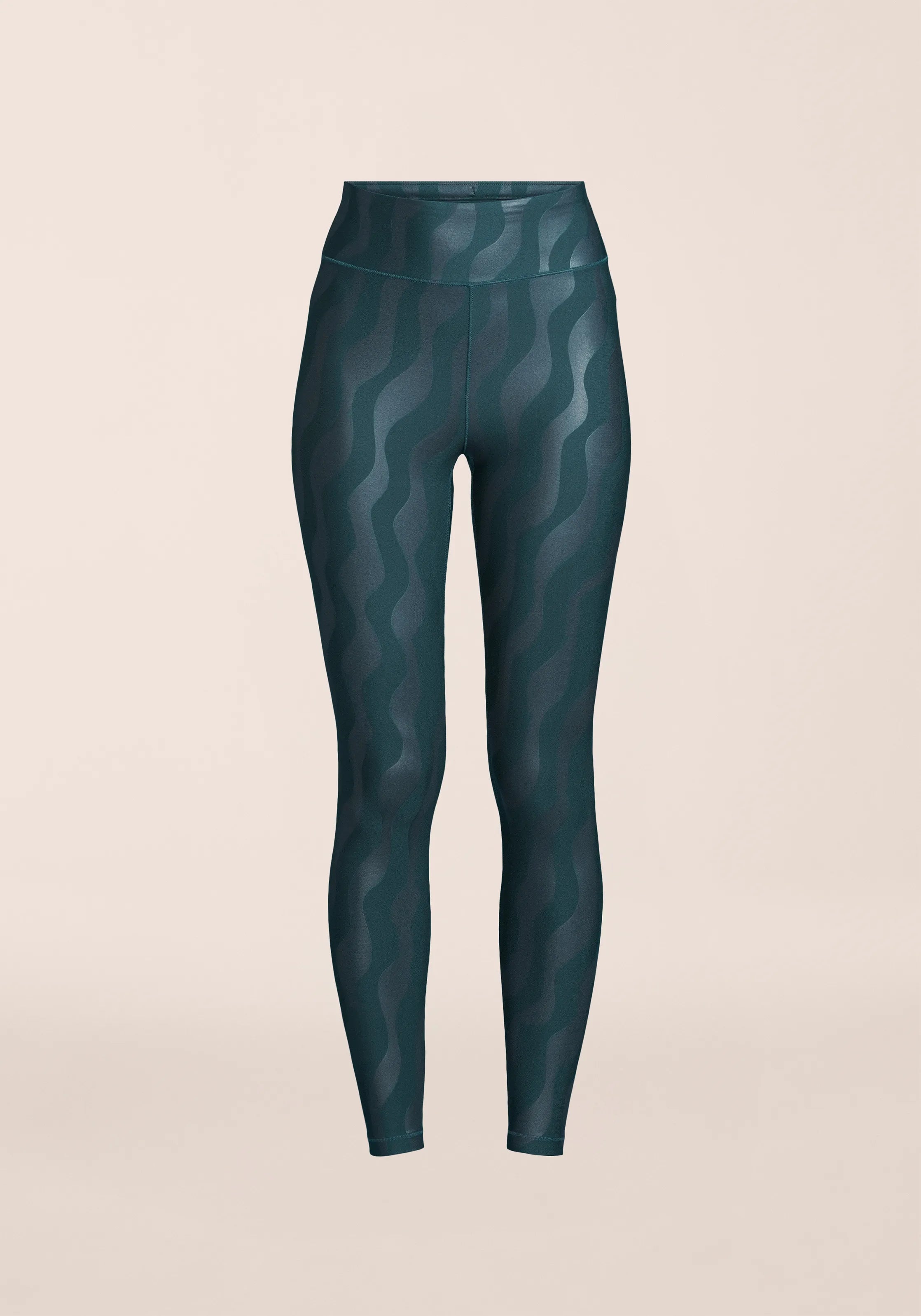 Casall Heat Printed High Waist Tights leggings Ocean Geo