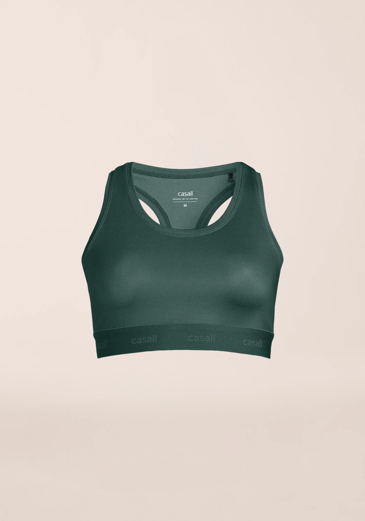 Casall Graphic Sports Bra top Dark Pine sostegno medio