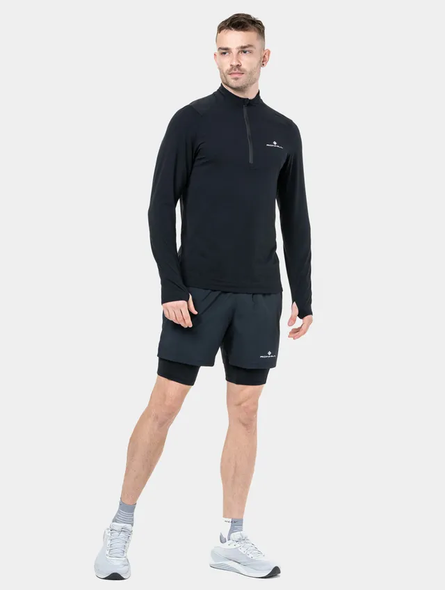 Ronhill Core Thermal 1/2 Zip maglia termica nera