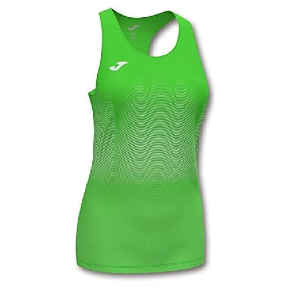 Joma Elite VII canotta corsa donna S corallo fluo