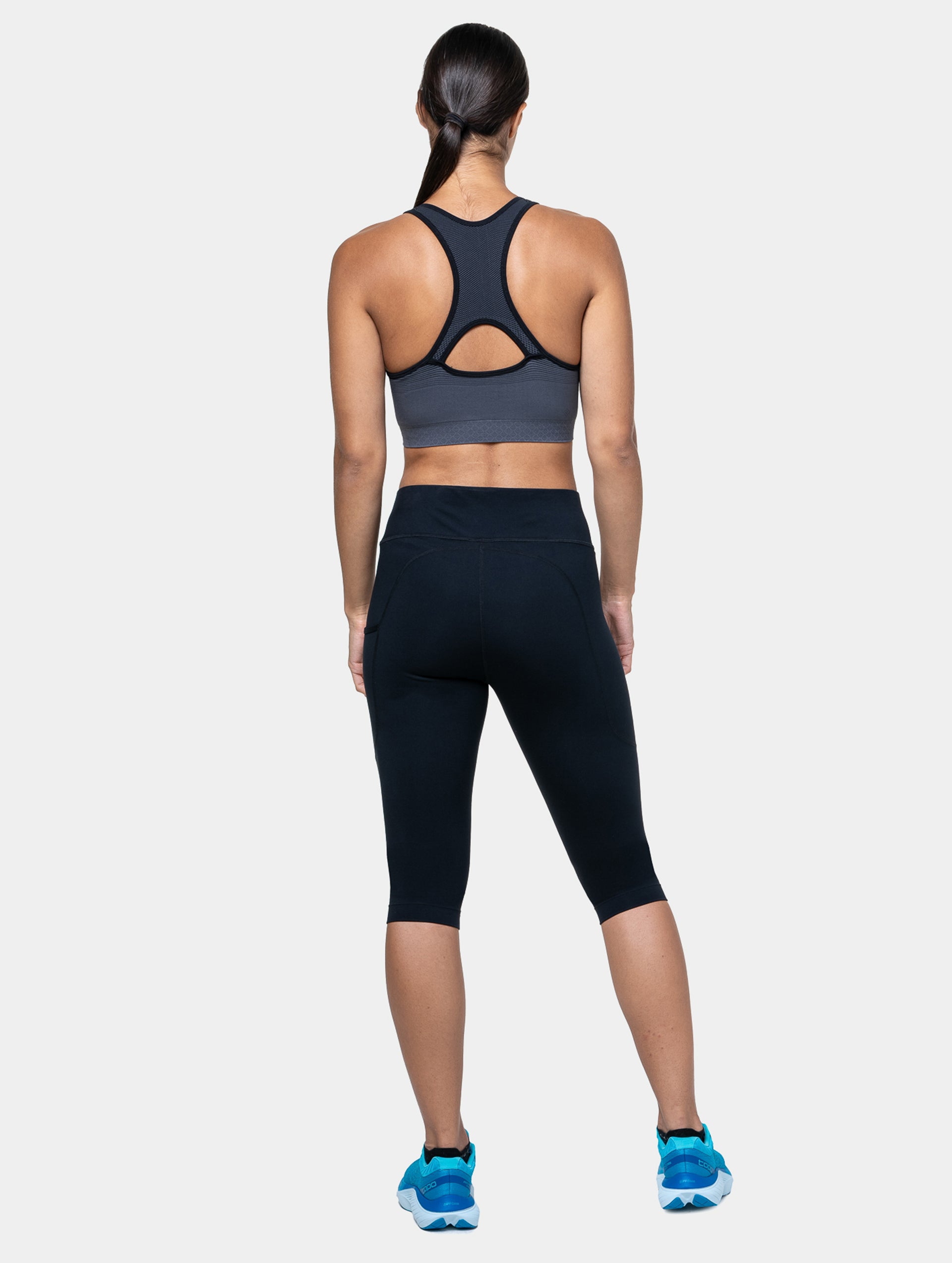 Ronhill Core Capri leggings running 3/4 neri donna