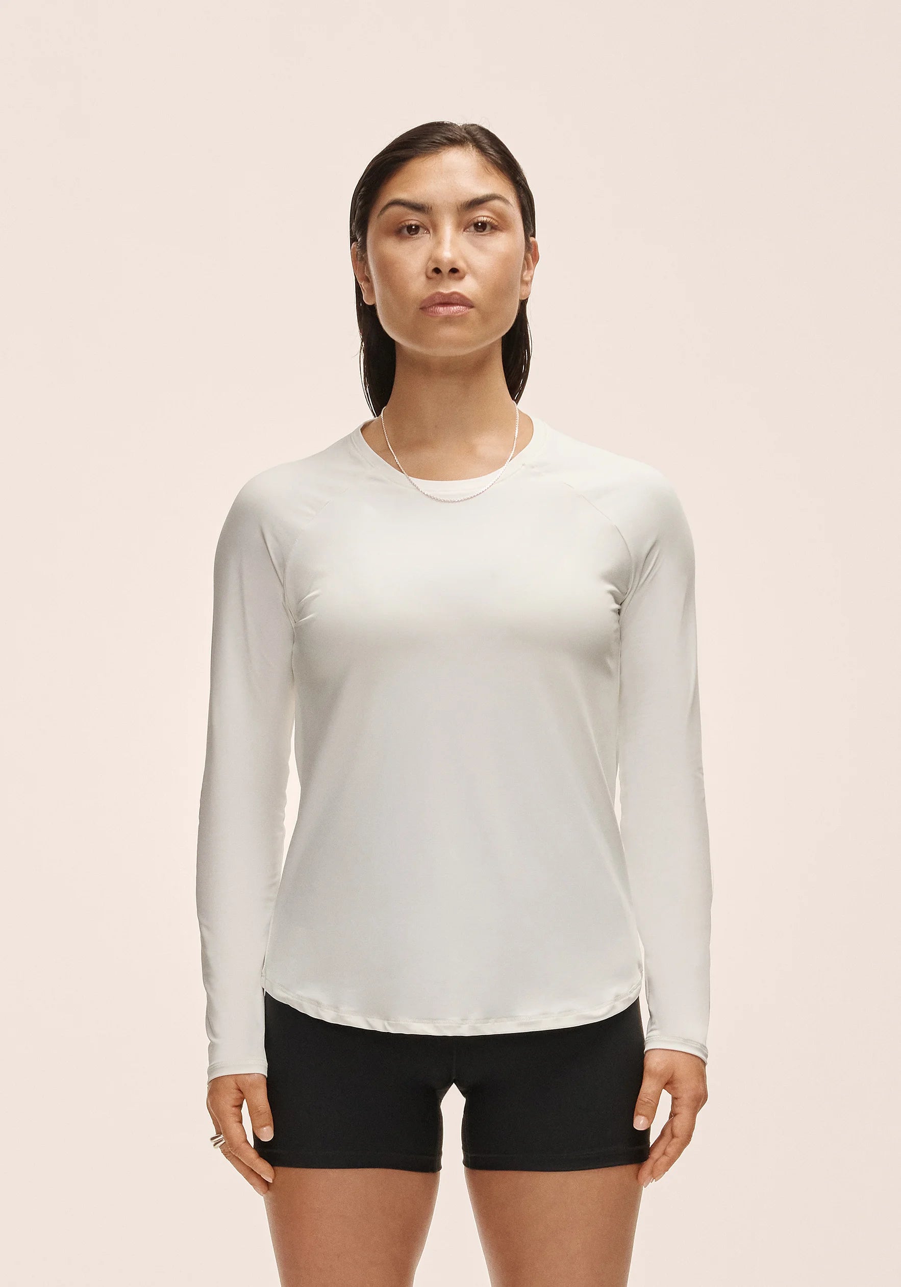 Casall Essential Long Sleeve maglia bianca traspirante