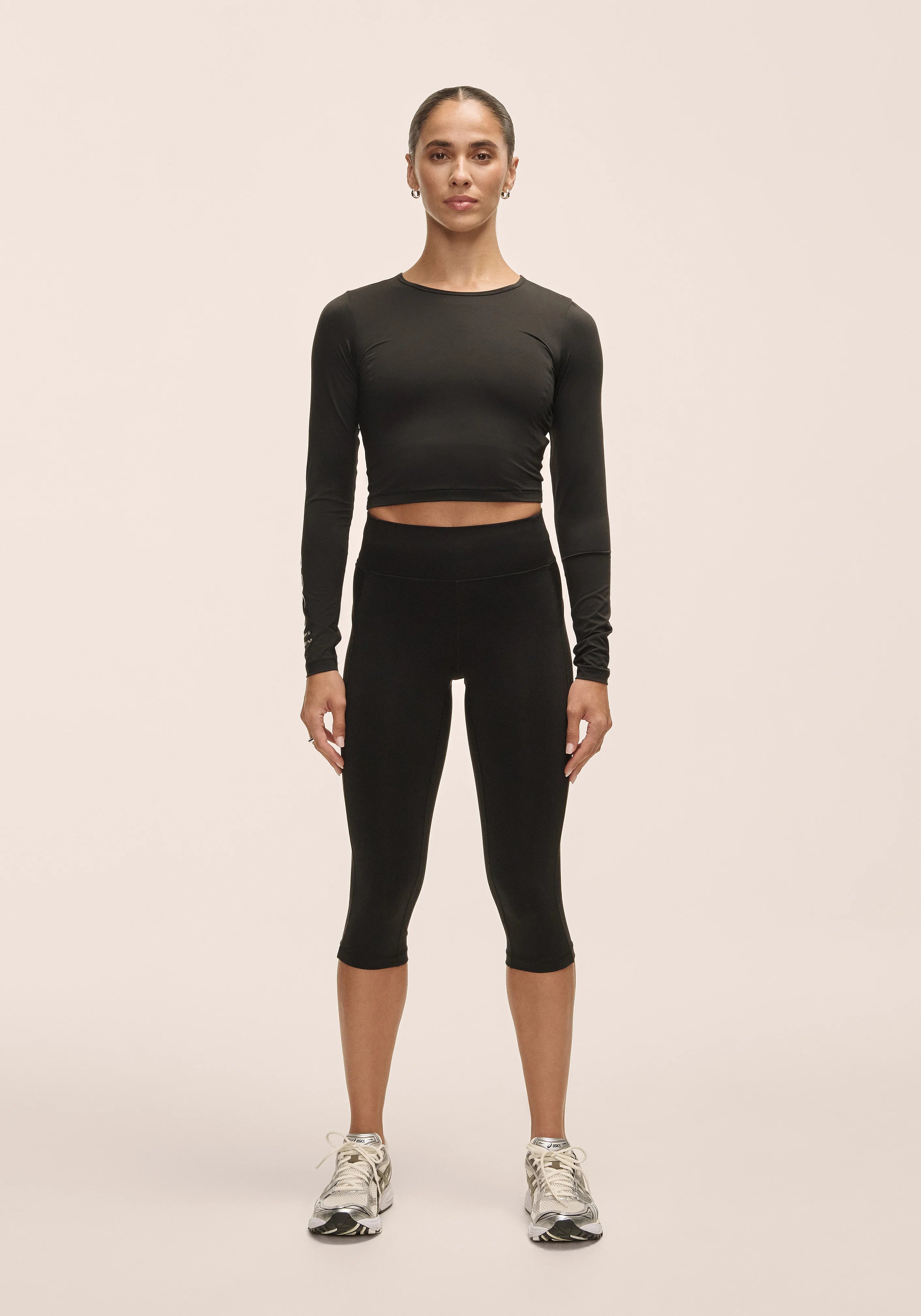 Casall Essential 3/4 Tights leggings pinocchietto Neri