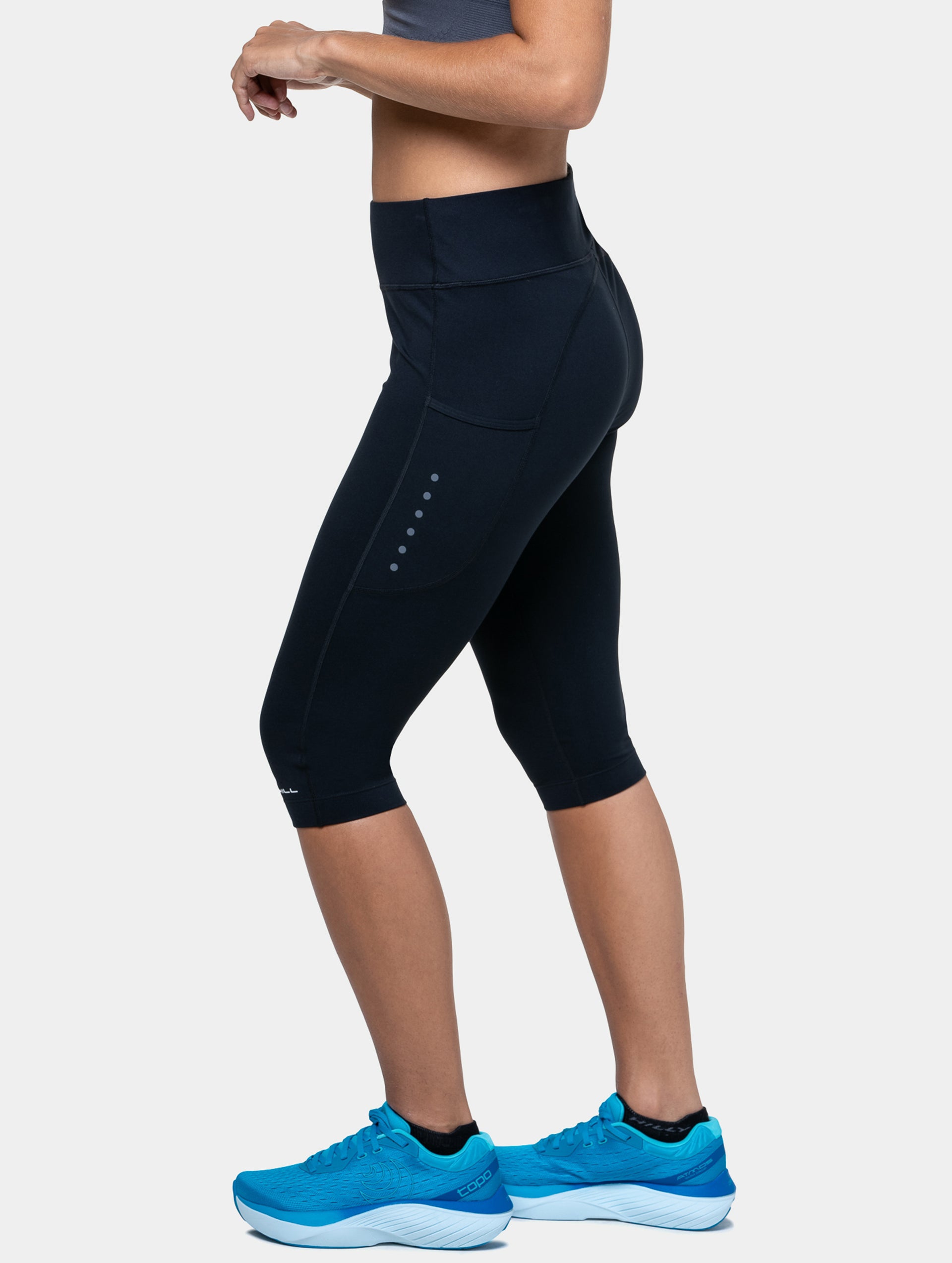 Ronhill Core Capri leggings running 3/4 neri donna