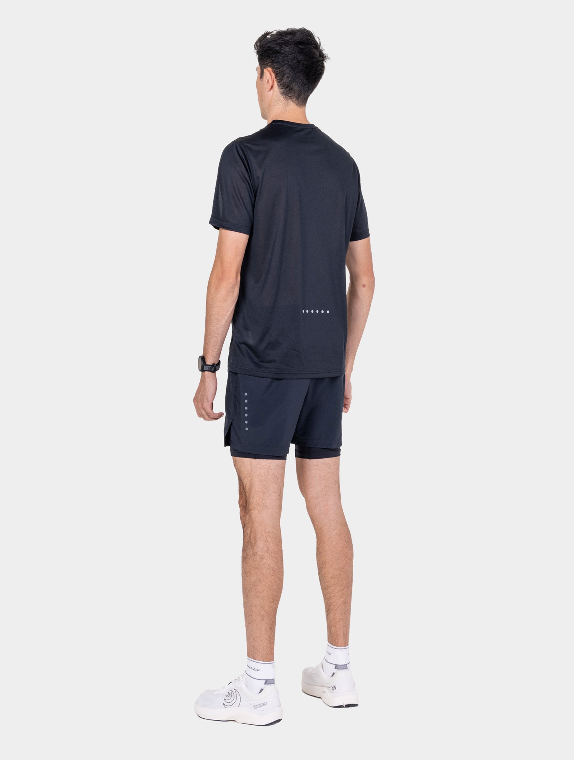 Ronhill Core S/S Tee t-shirt running uomo nero traspirante
