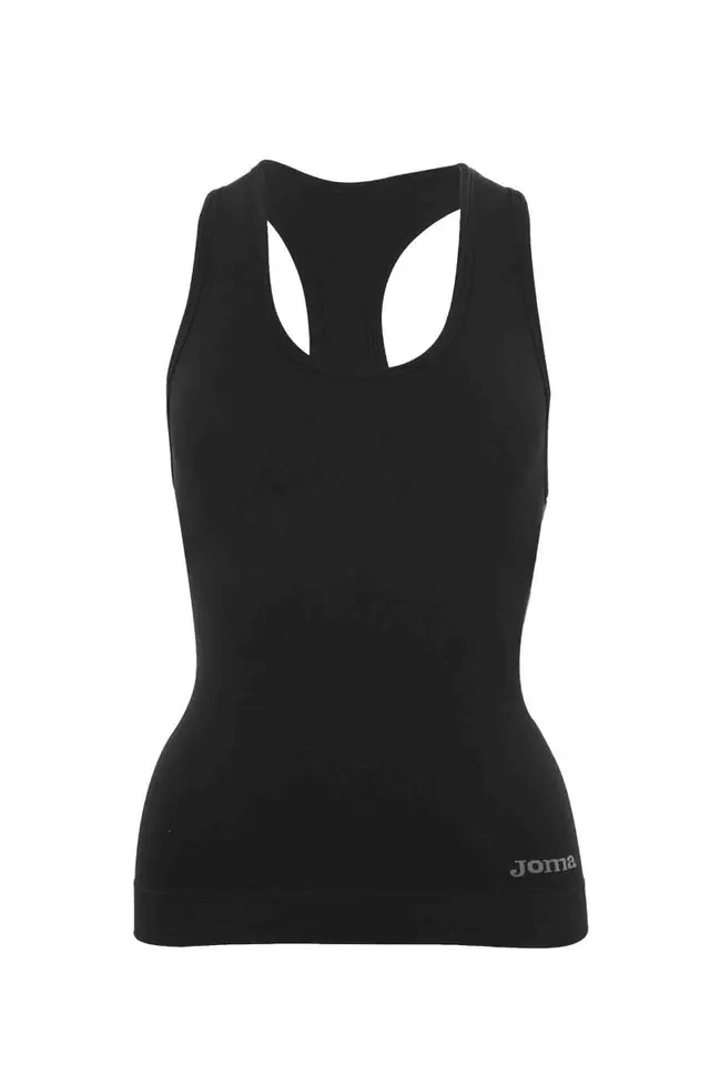 Joma Brama Top Donna Nero Traspirante