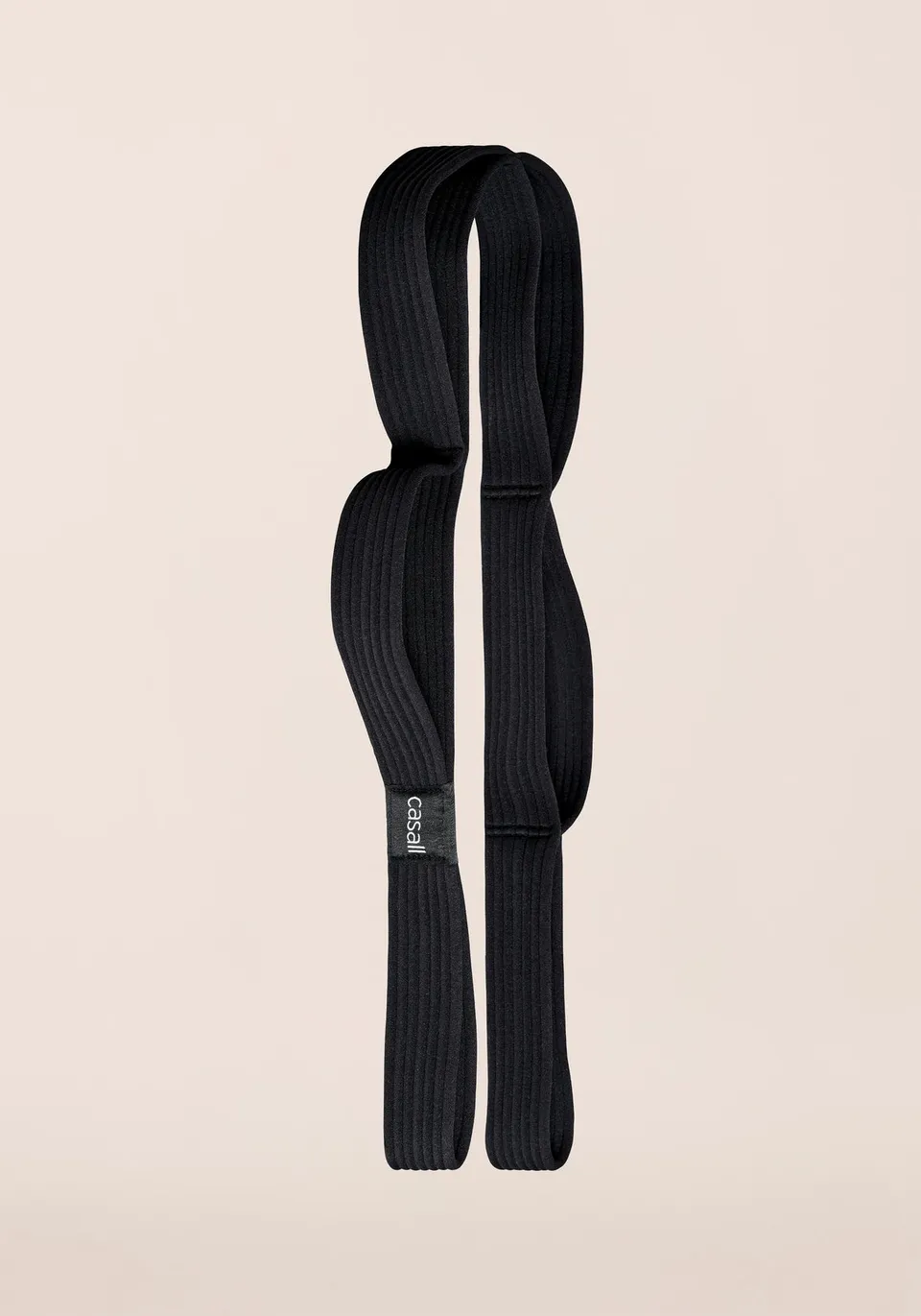 Casall Stretchy Cinghia Yoga Nera elastica con cappi