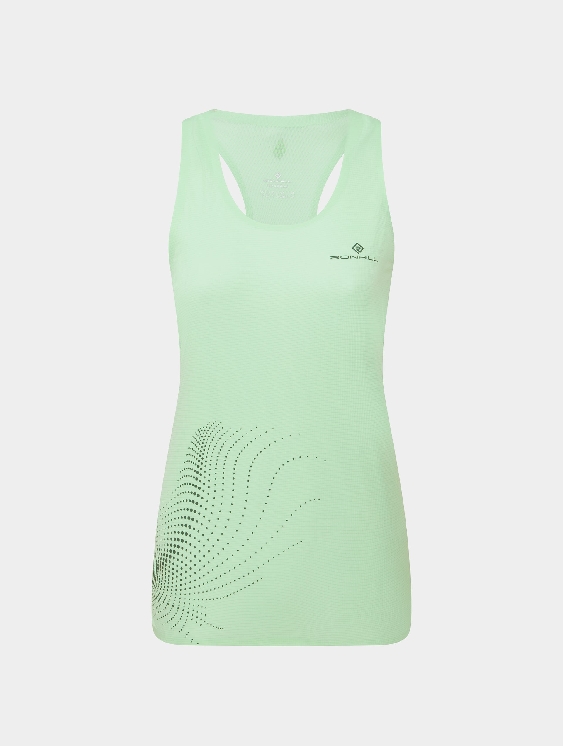 Ronhill Tech Race canotta running donna verde traspirante