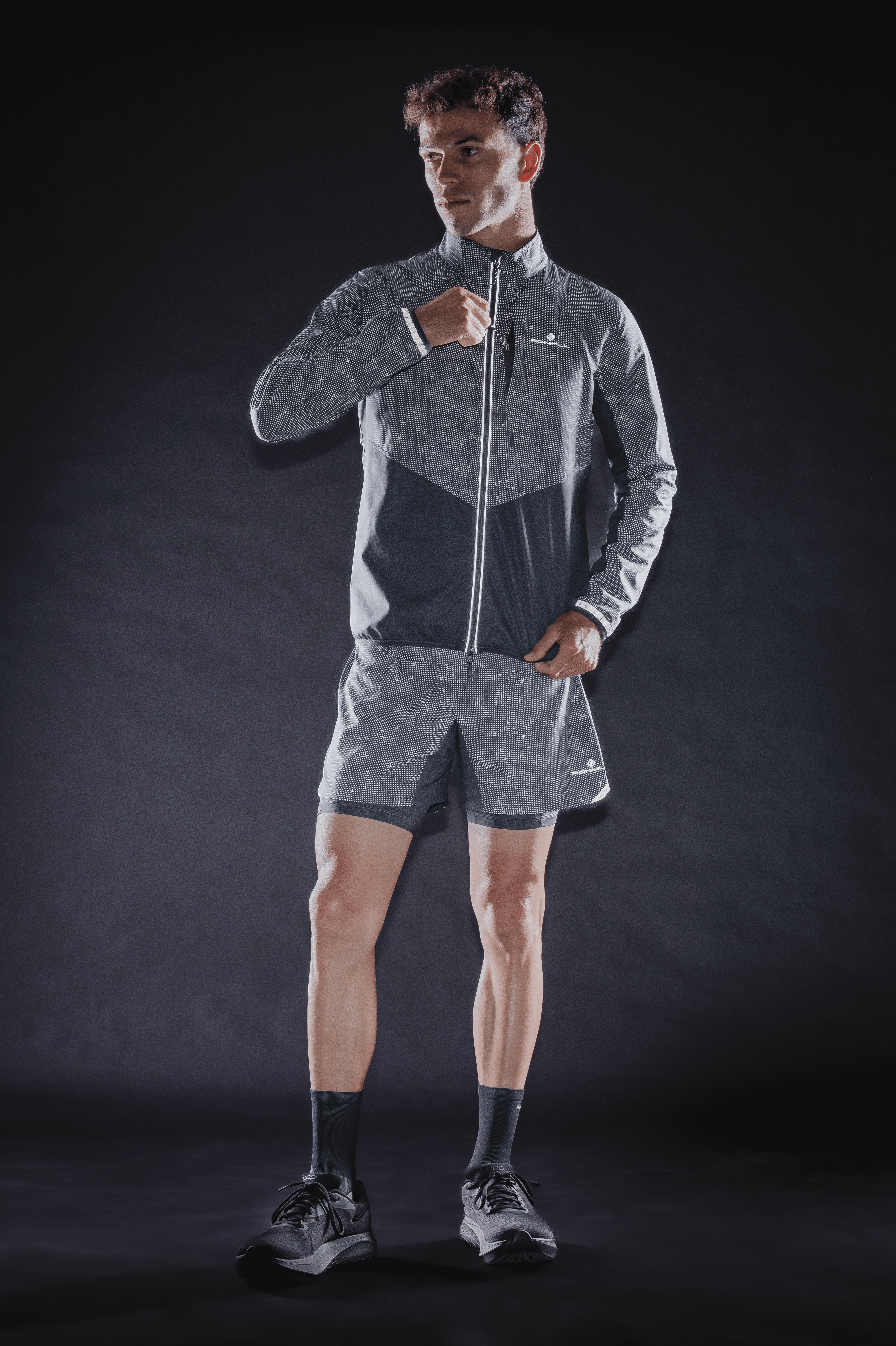 Ronhill Tech Reflect Lux Giacca Running Nera