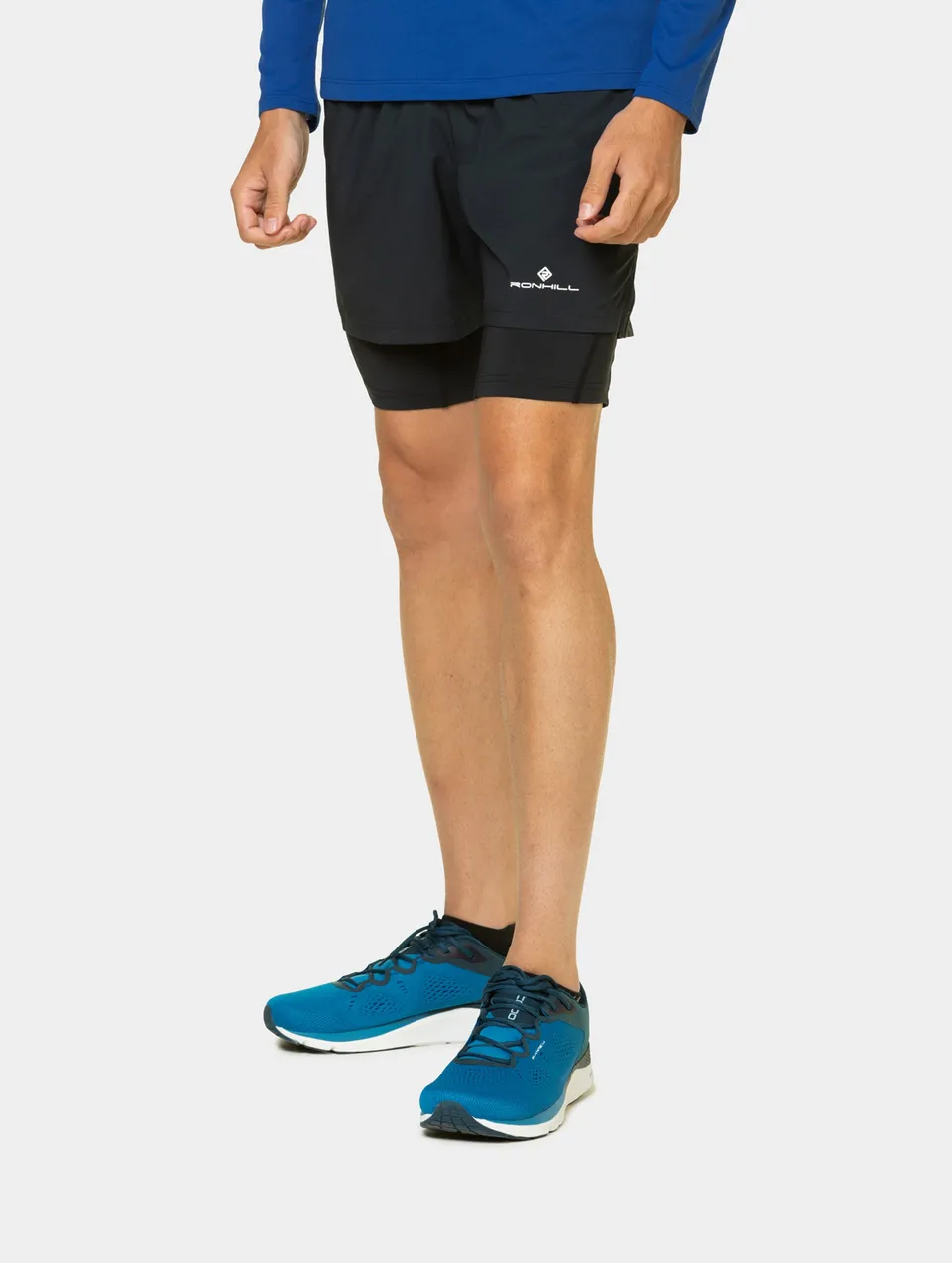 Ronhill Core 5 Twin pantaloncini running 2 in 1 uomo