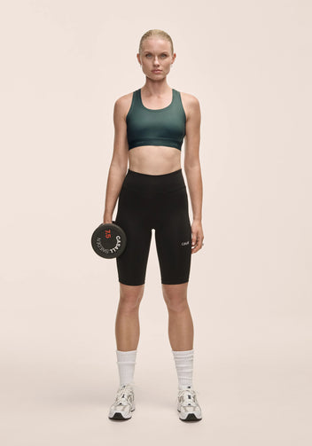 Casall Essential High Waist shorts bici nero vita alta