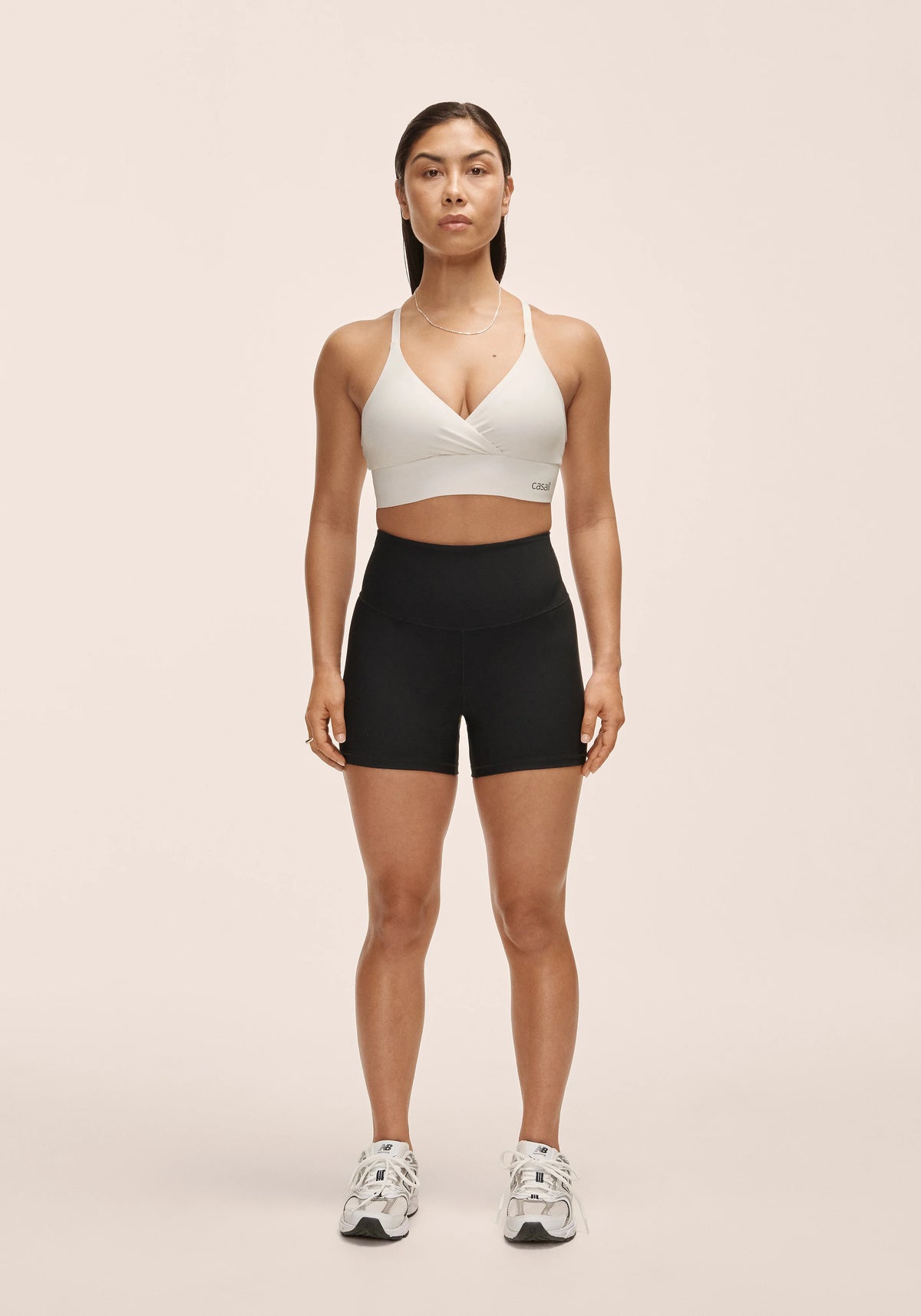 Casall Ultra High Waist Hot Pant shorts neri vita alta