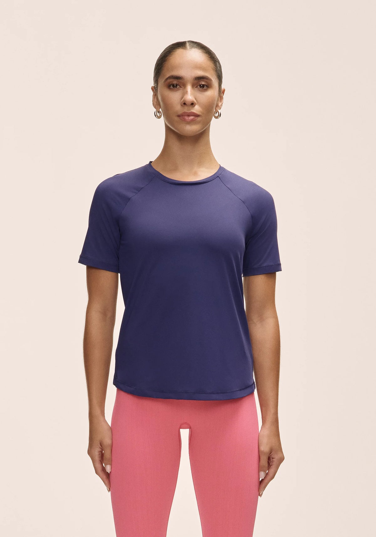 Casall Essential Tee maglietta purple eclipse traspirante