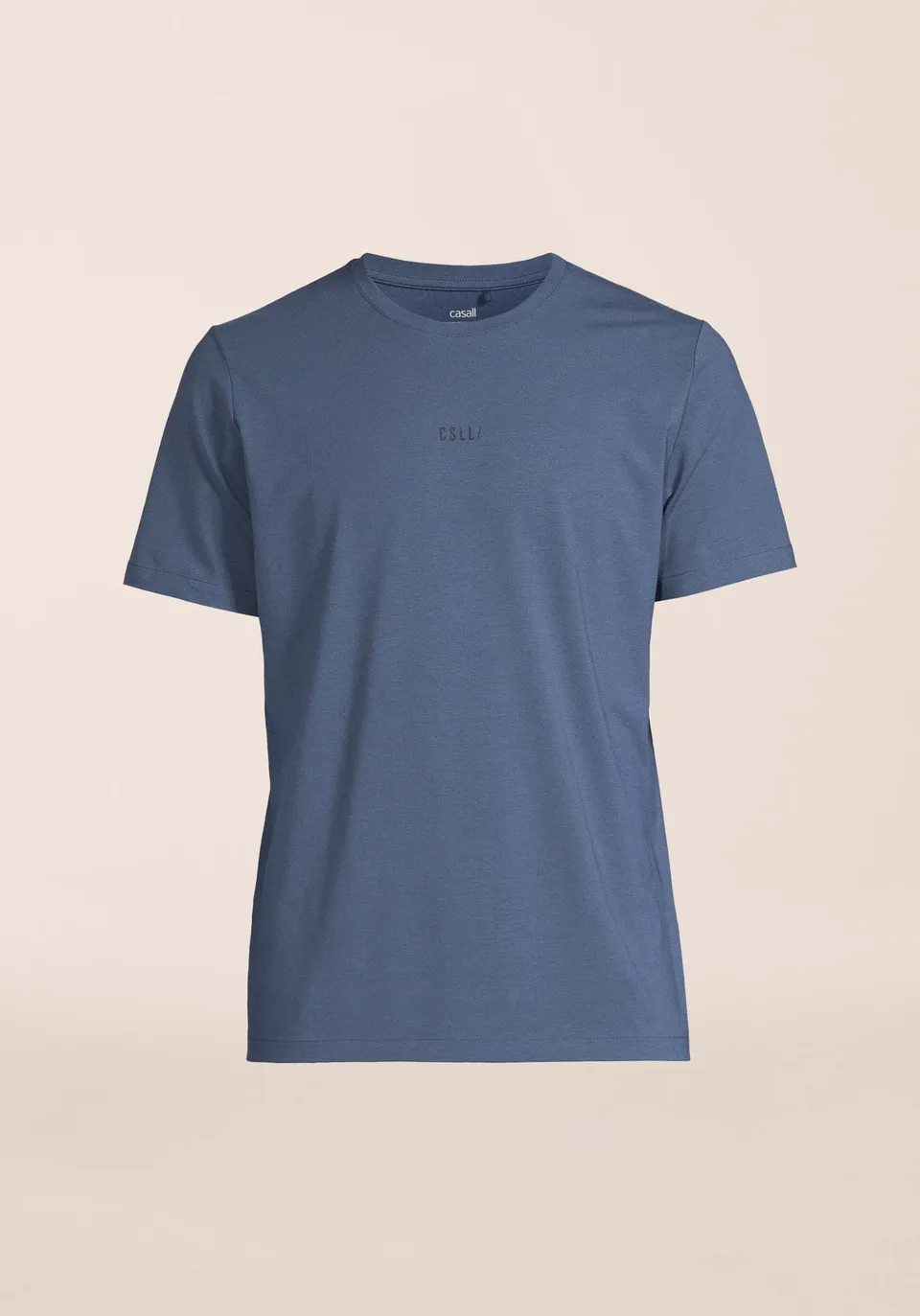 Casall M Cotton Mix Tee T-shirt Uomo Blu Shadow cotone bio
