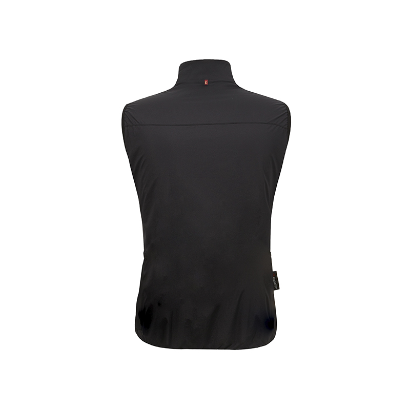 L'Eroica Alpha Pack gilet antivento nero packable