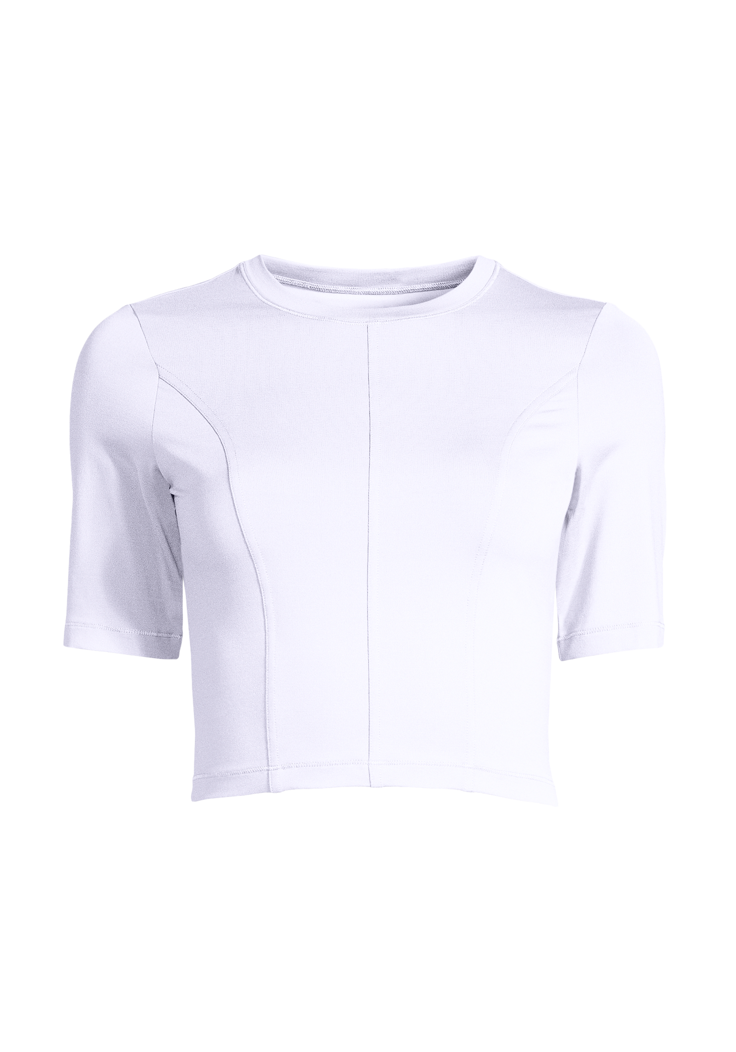 Casall Corset Crop Tee t-shirt training bianca traspirante