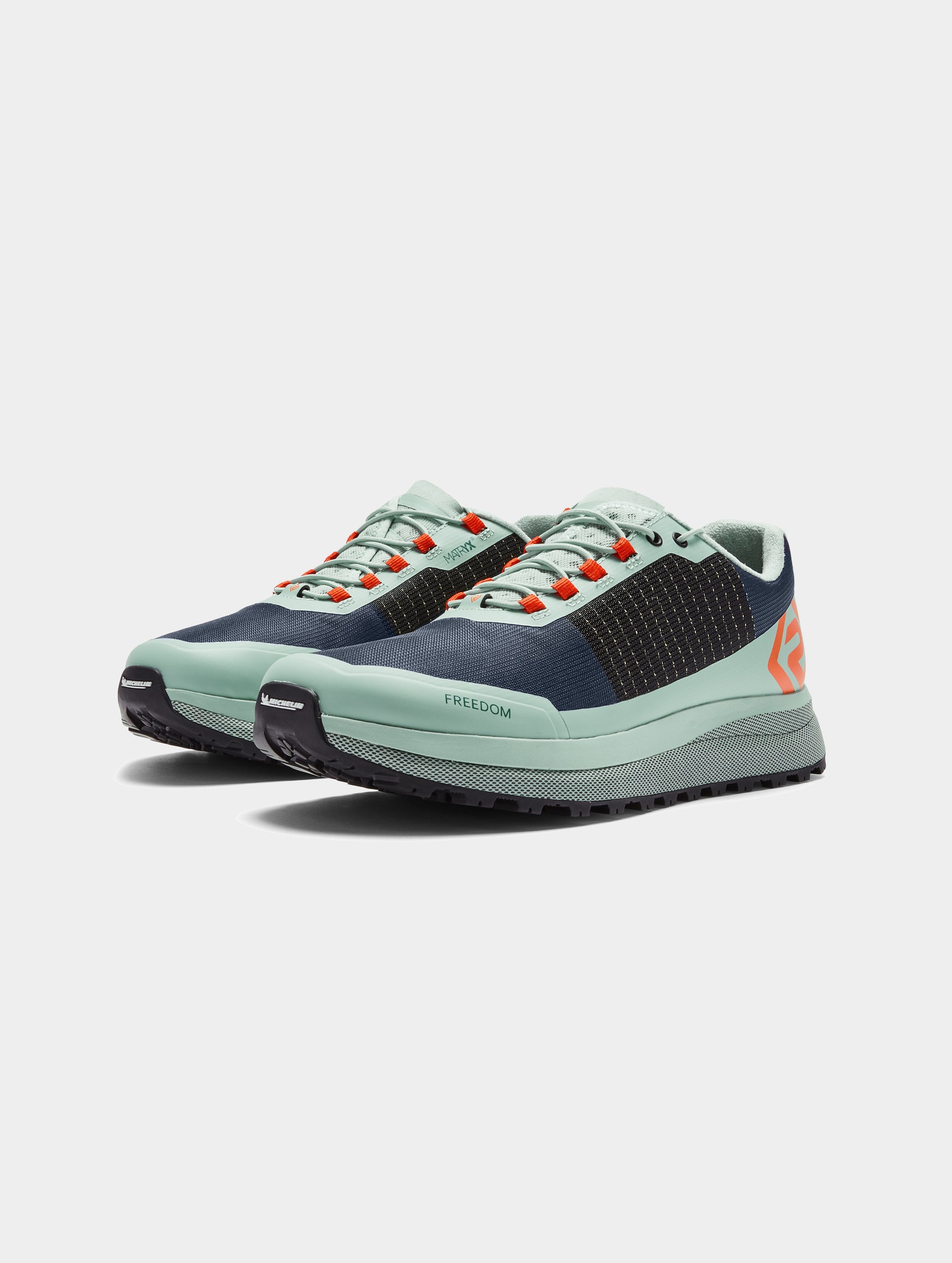 Ronhill Freedom scarpe trail donna nero/bianco grip Michelin