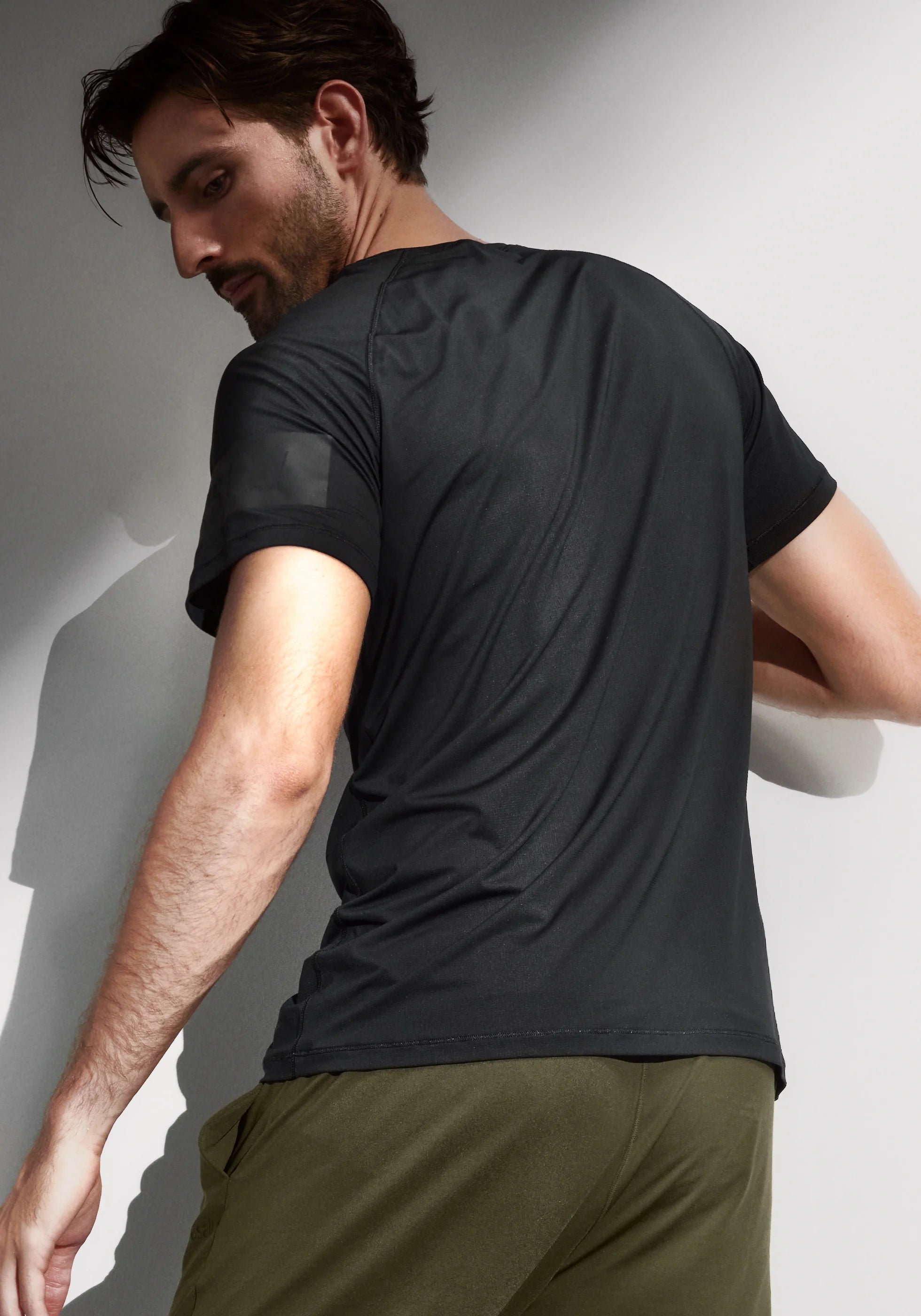 Casall M Rapidry Tee maglietta running Black riciclata uomo