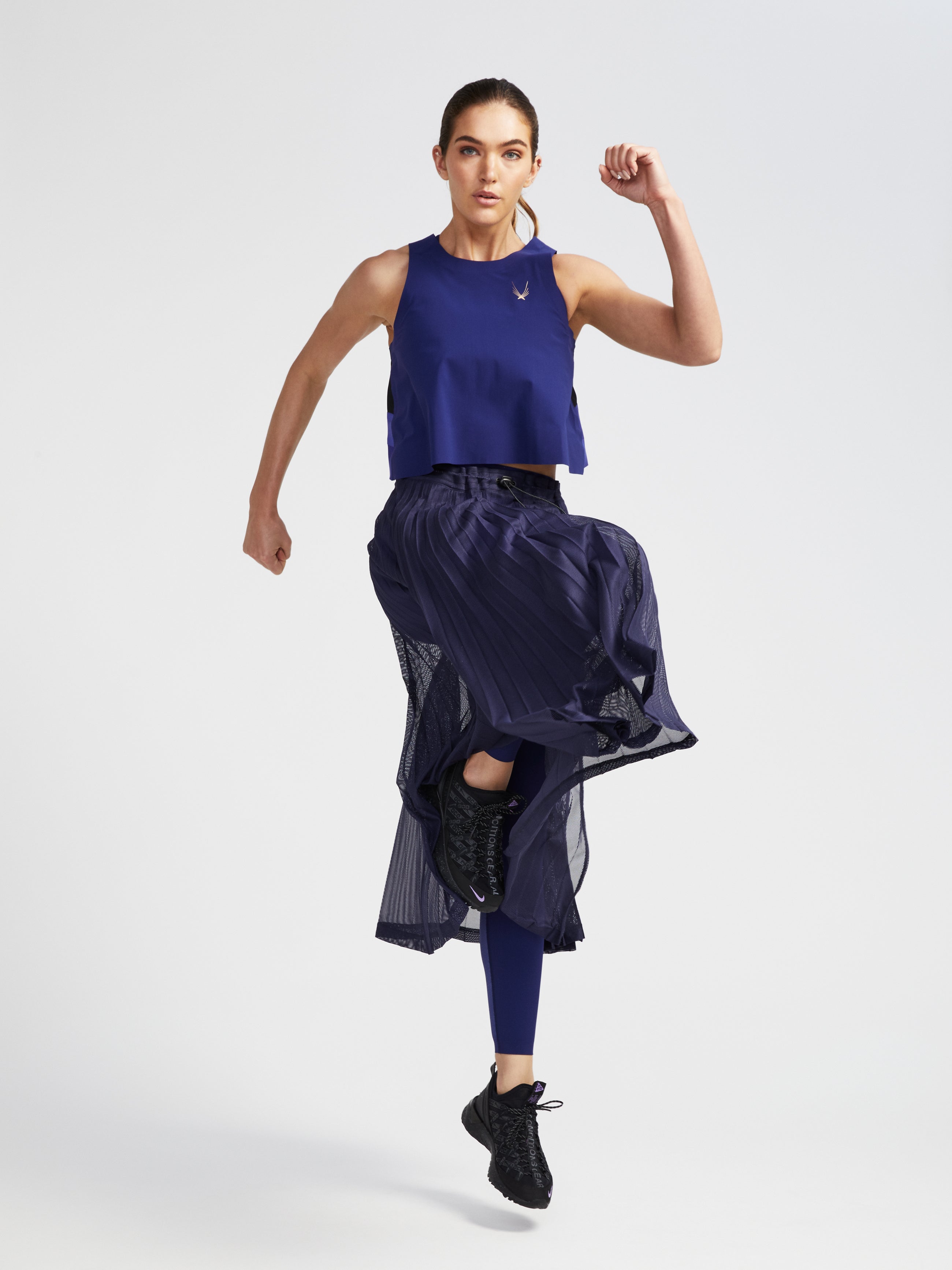 Lucas Hugh Axis top sportivo blu traspirante