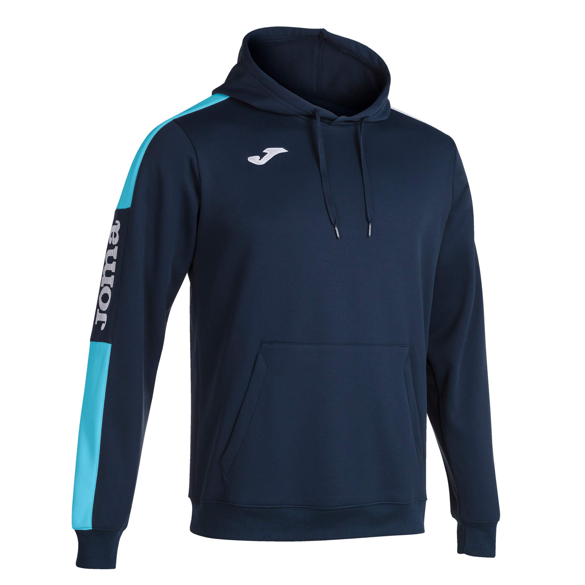 Joma Academy IV felpa cappuccio uomo bianco nero