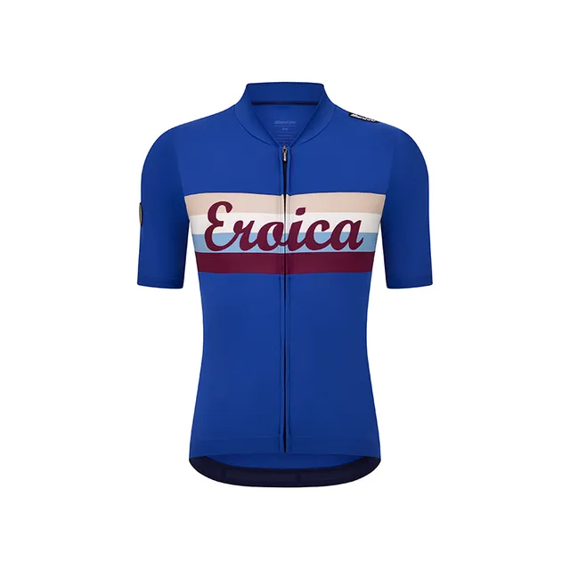 L'Eroica Timo maglia ciclismo maniche corte azzurro