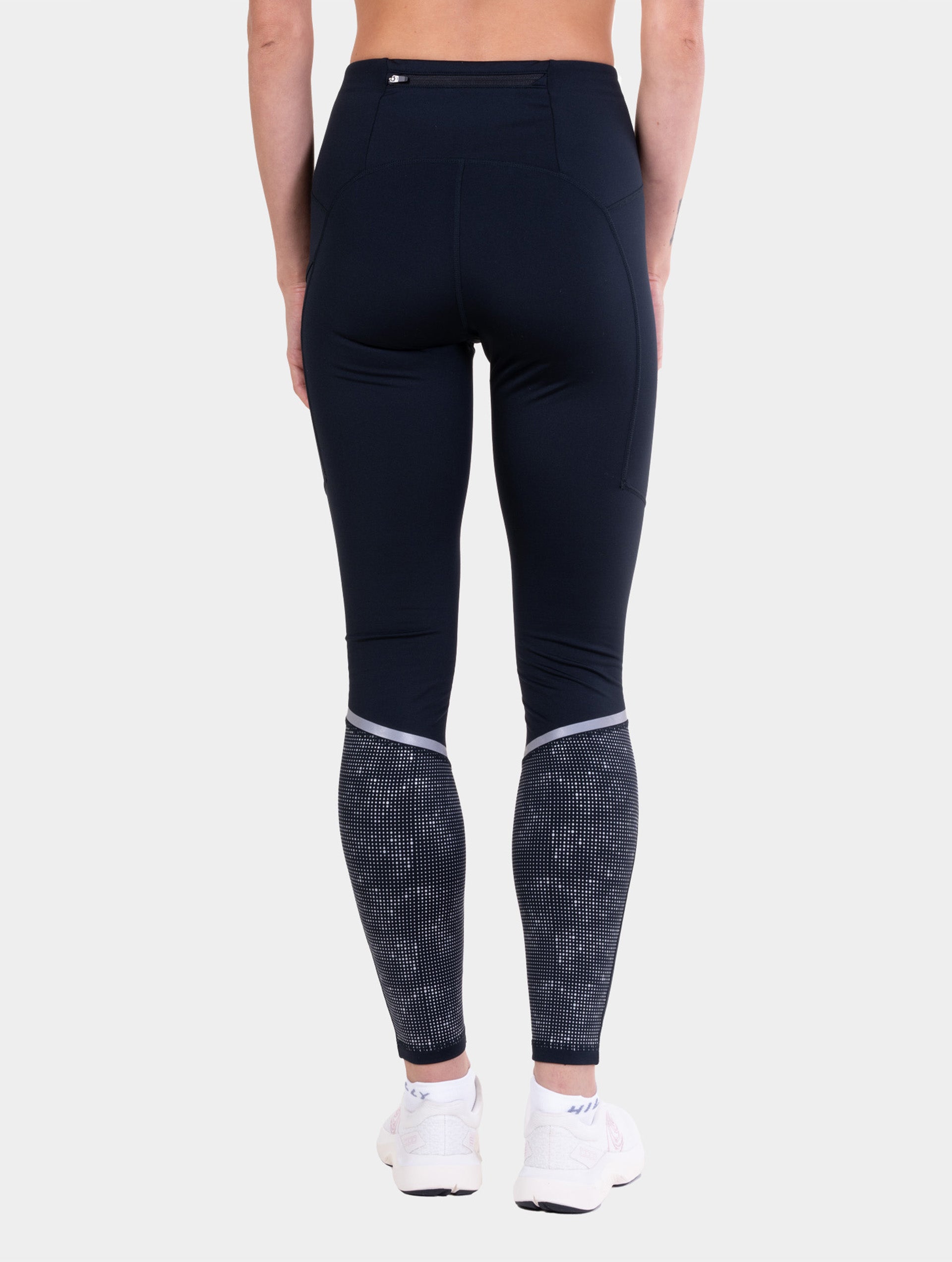 Ronhill Tech Reflect leggings running donna nero termico