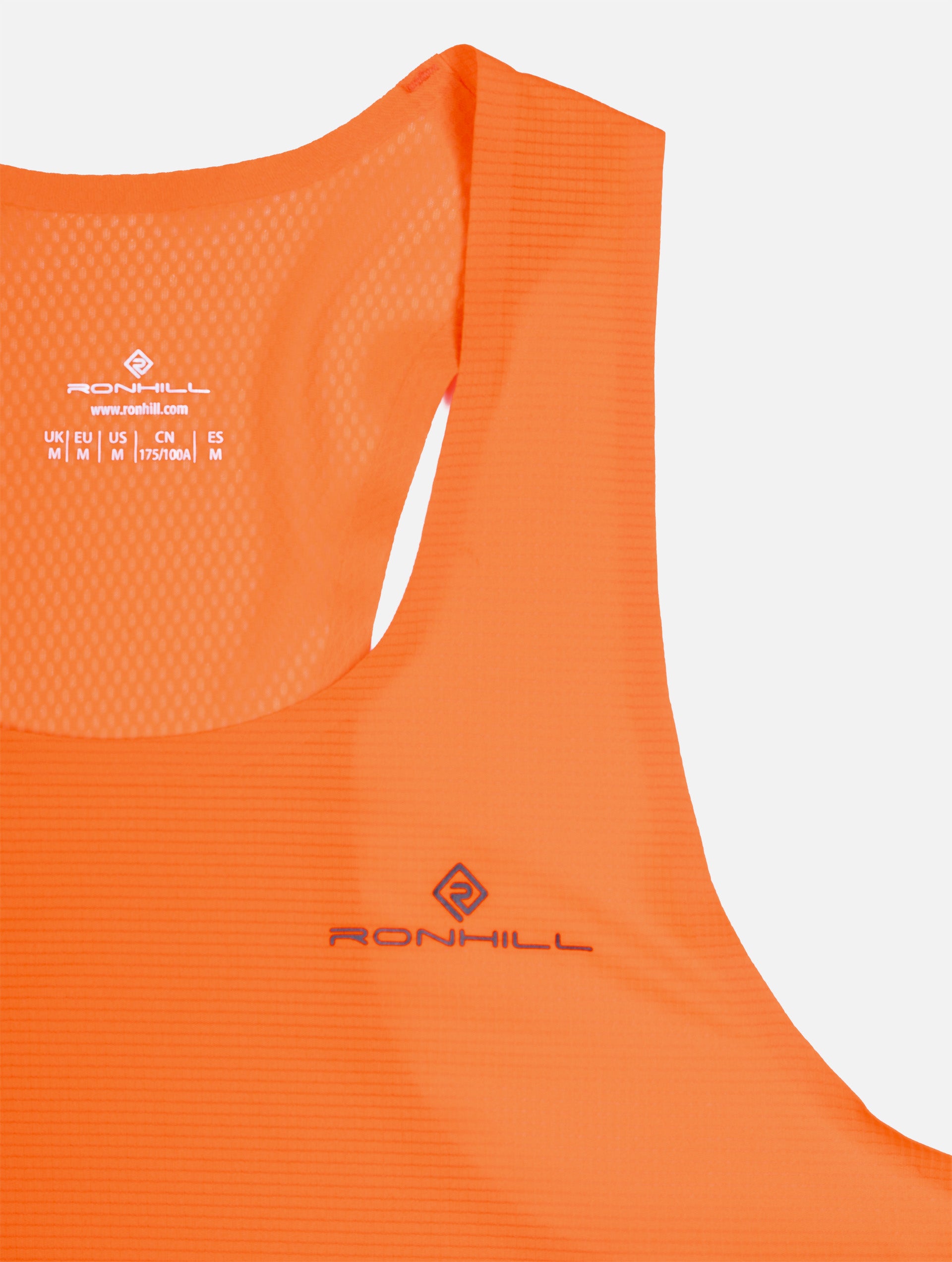 Ronhill Tech Race canotta running uomo rosso/nero traspirante