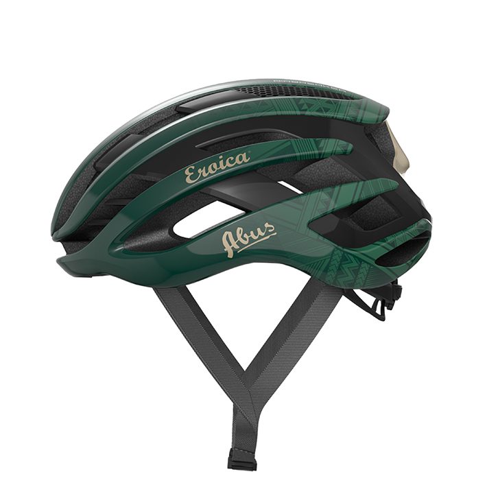 L'Eroica Airbreaker Casco Bici Tuscany Green Aerodinamico