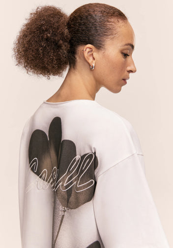 Casall Heavy Cotton Relaxed Tee t-shirt bianca cotone bio