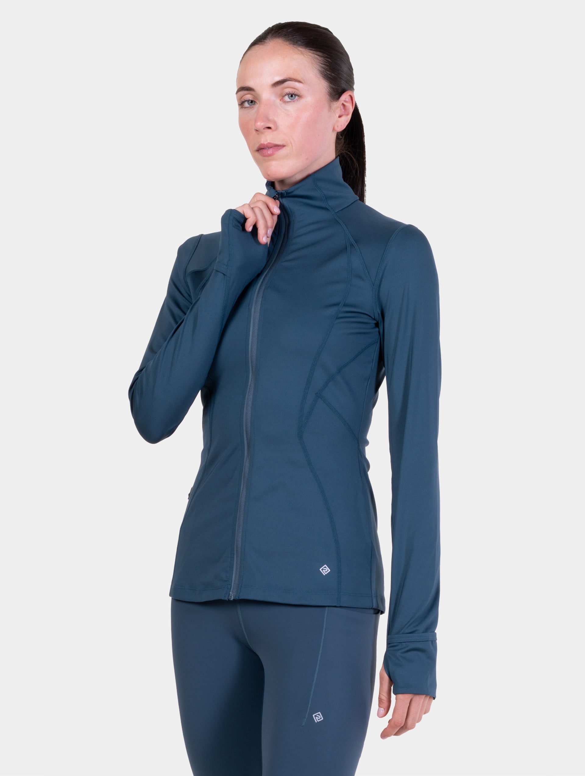 Ronhill Tech Contour giacca running donna blu antivento