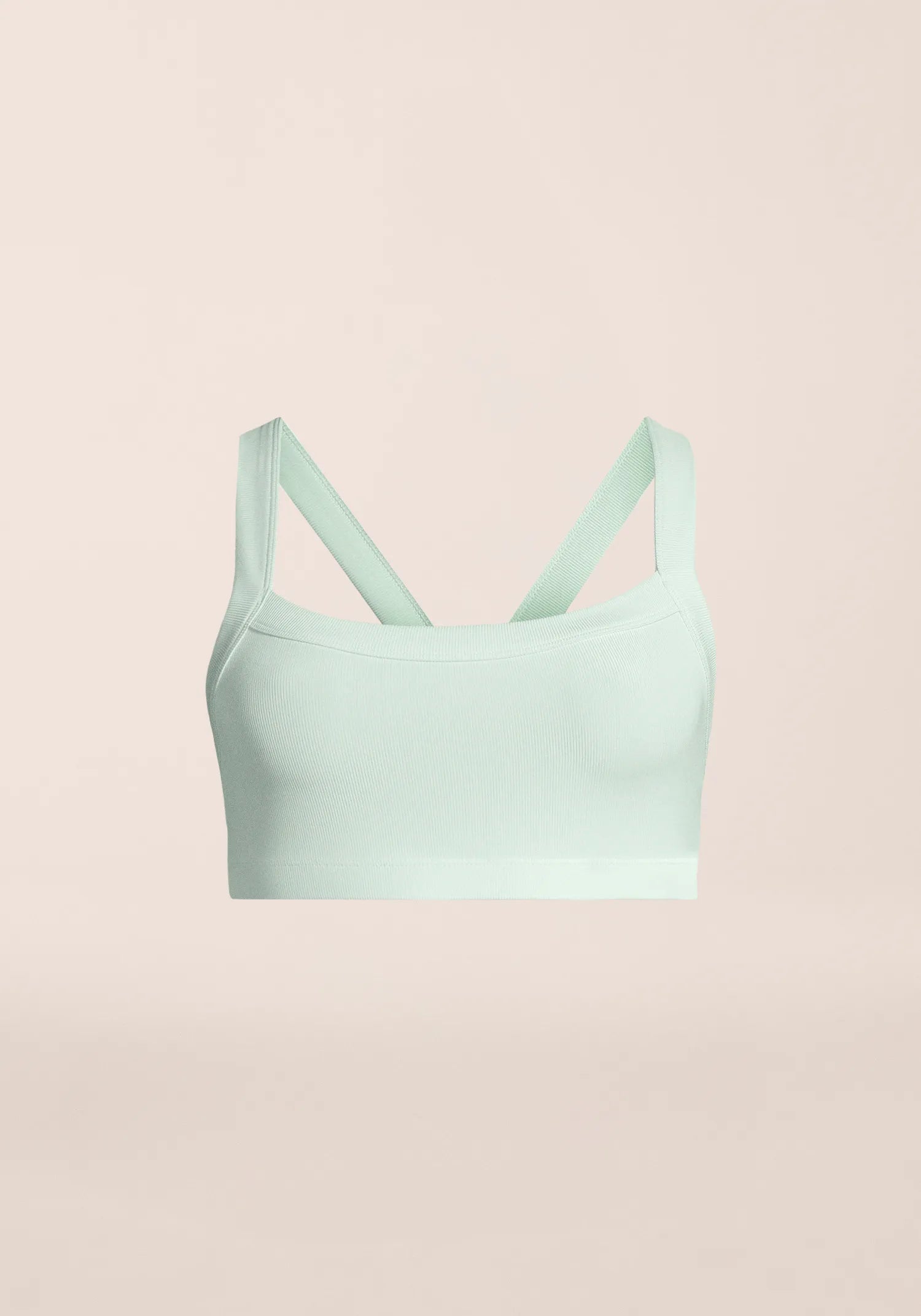 Casall Defined Rib Sport Top top sportivo Misty Green elasticizzato