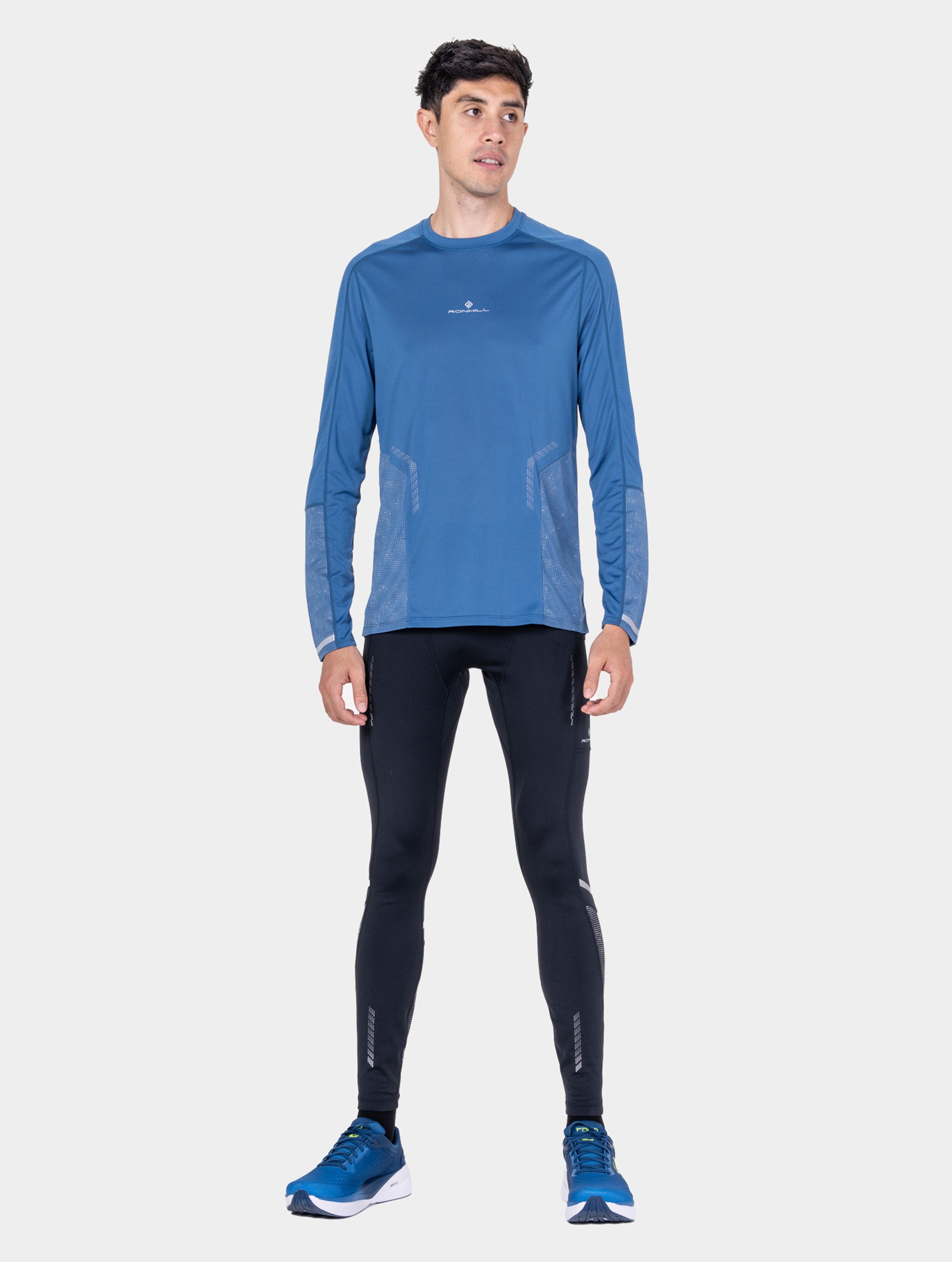 Ronhill Tech Reflect collant running Black termico riflettente