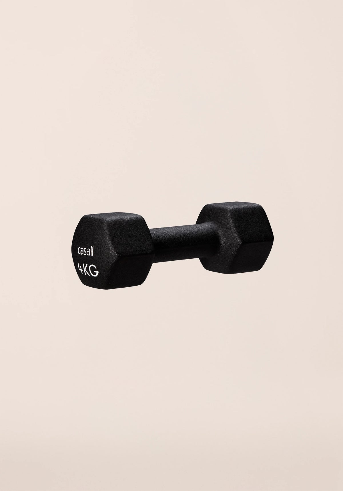 Casall Classic Dumbbell manubrio 4 kg nero/bianco neoprene