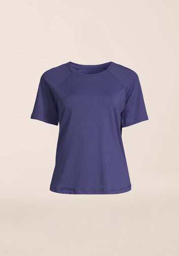 Casall Essential Tee maglietta purple eclipse traspirante