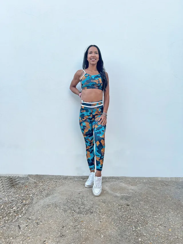 VB Camo leggings push up traspiranti