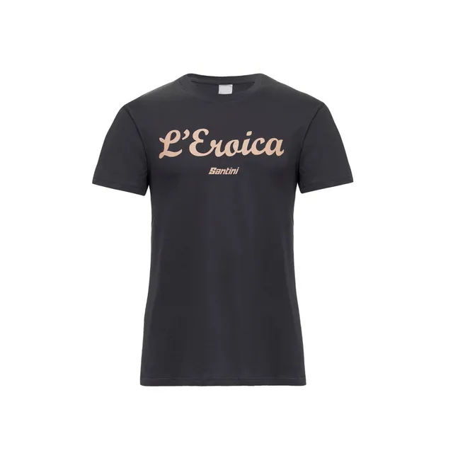 L'Eroica t-shirt cotone grigia vestibilità regolare