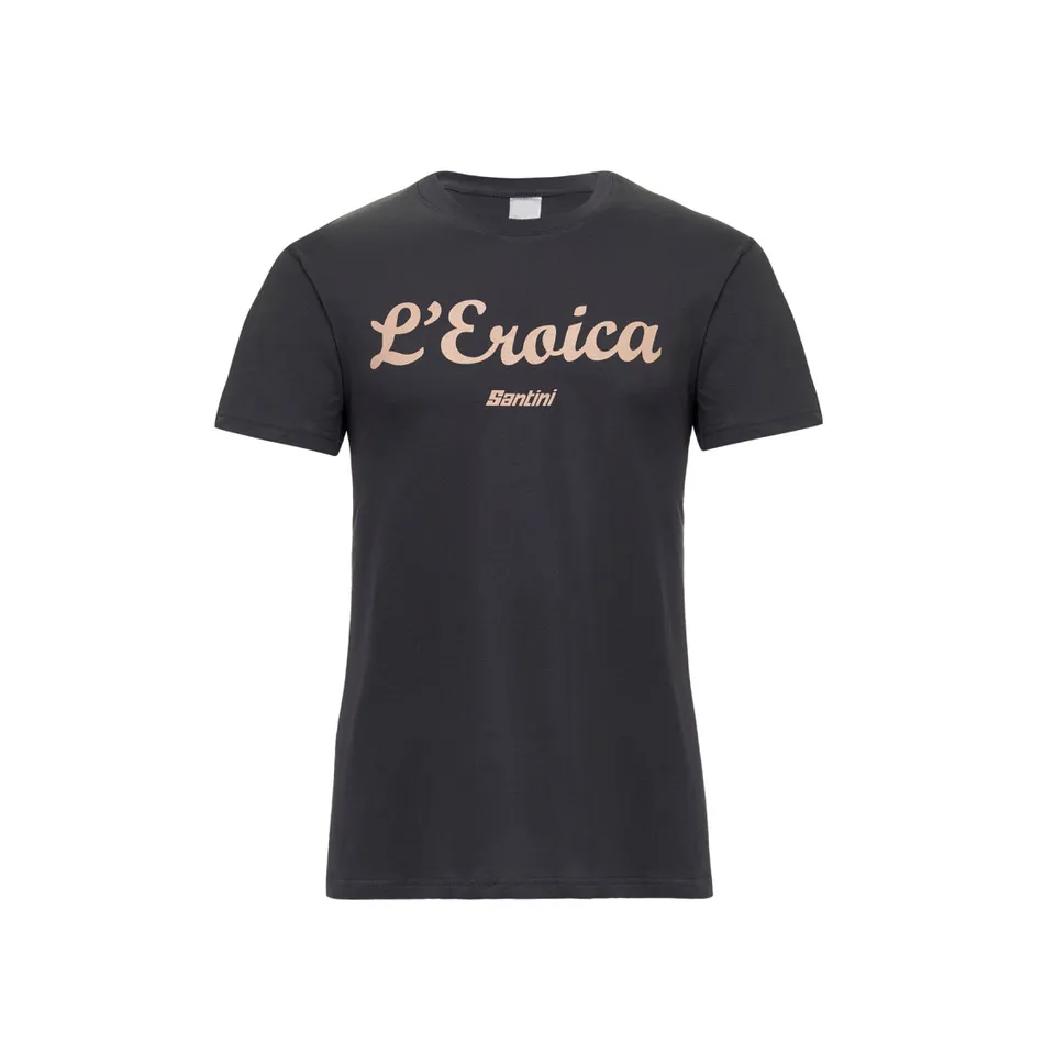 L'Eroica t-shirt cotone grigia vestibilità regolare