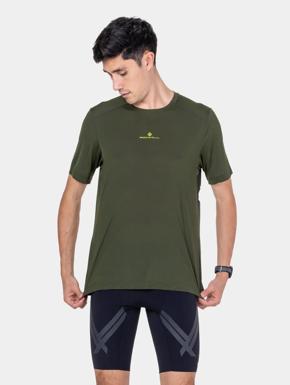 Ronhill Tech S/S Tee maglietta running verde