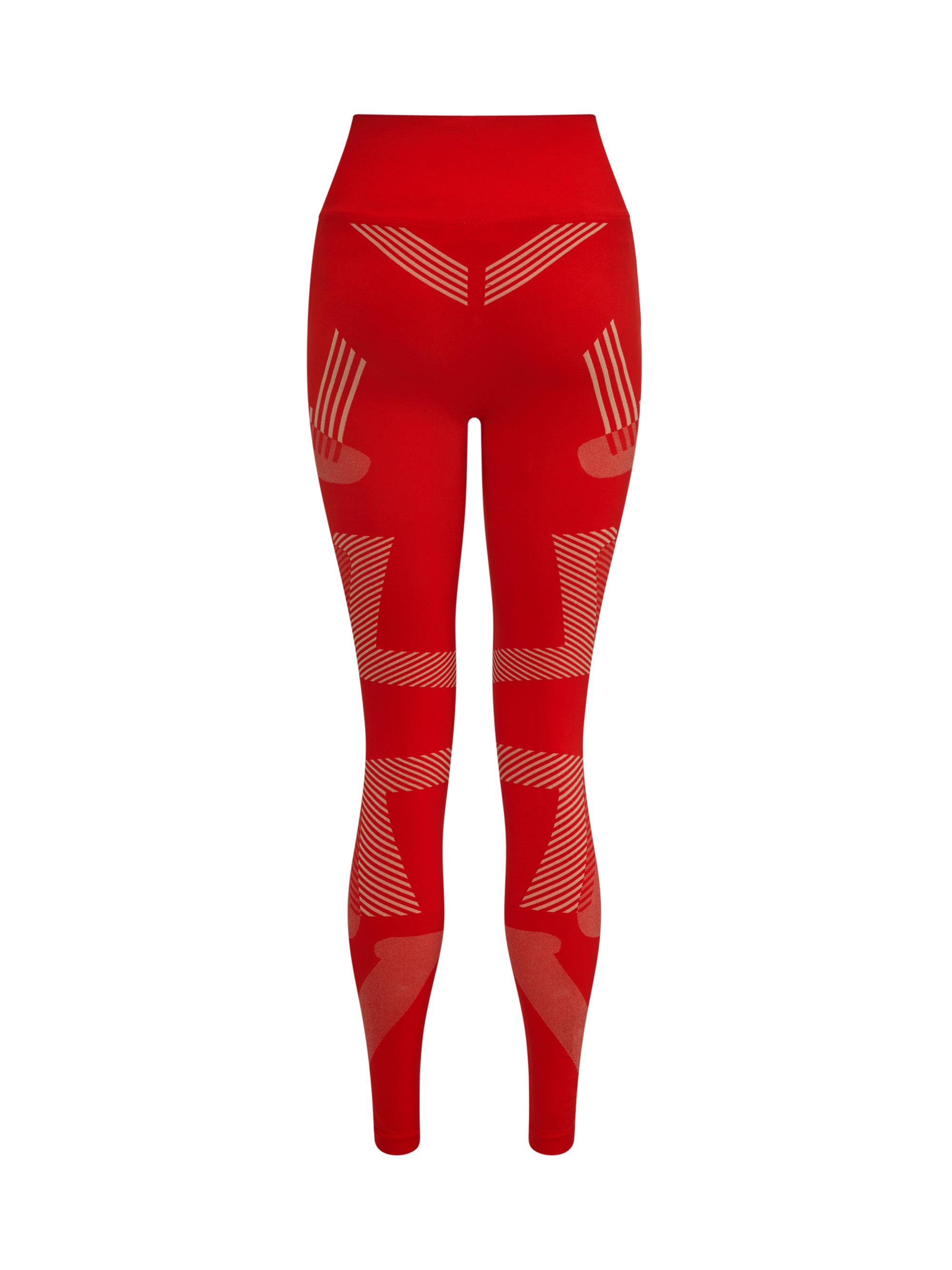 Lucas Hugh Flexon Leggings vita alta rossi L