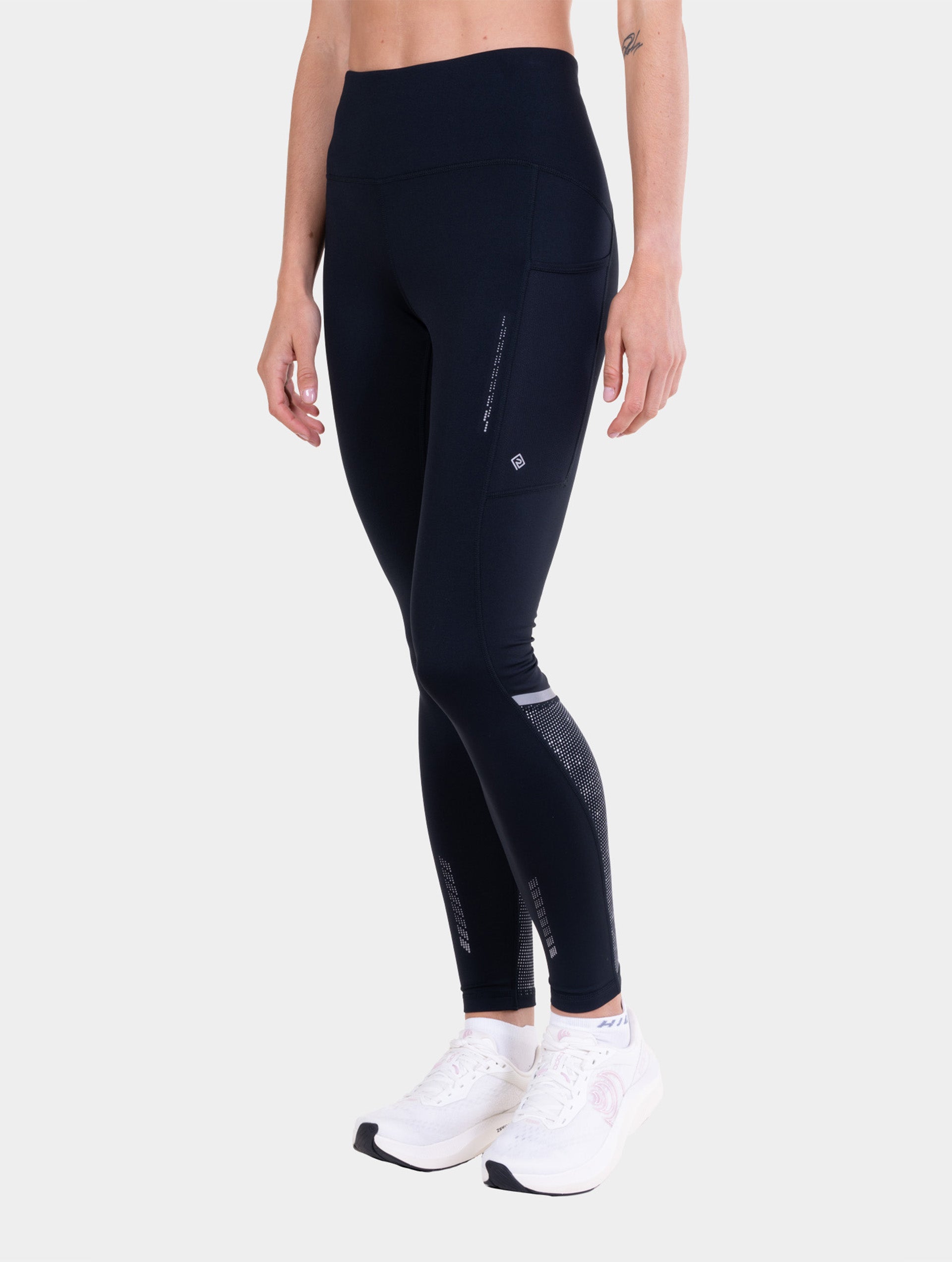 Ronhill Tech Reflect leggings running donna nero termico