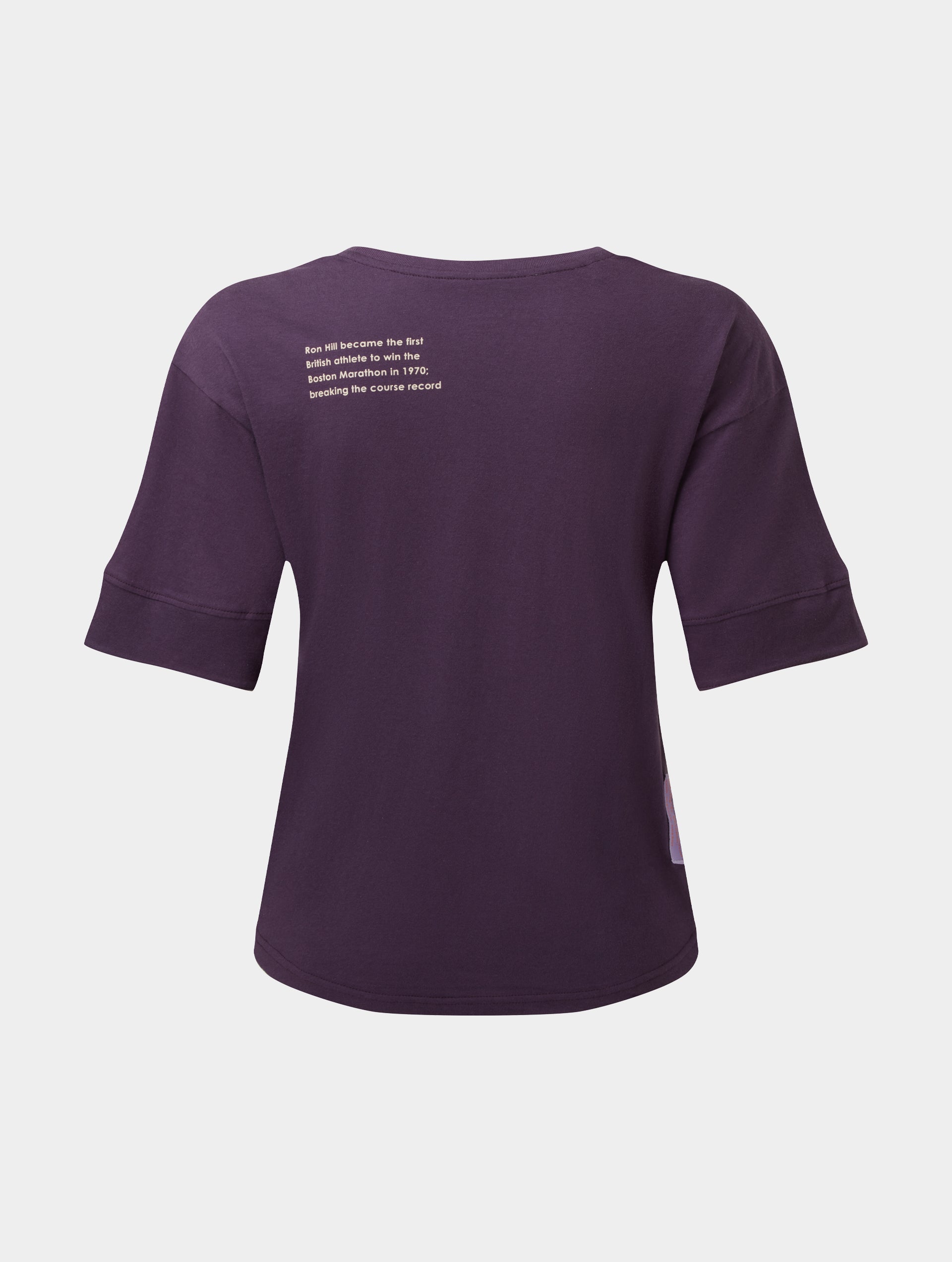 Ronhill Life Seventies S/S Tee t-shirt viola tempo libero
