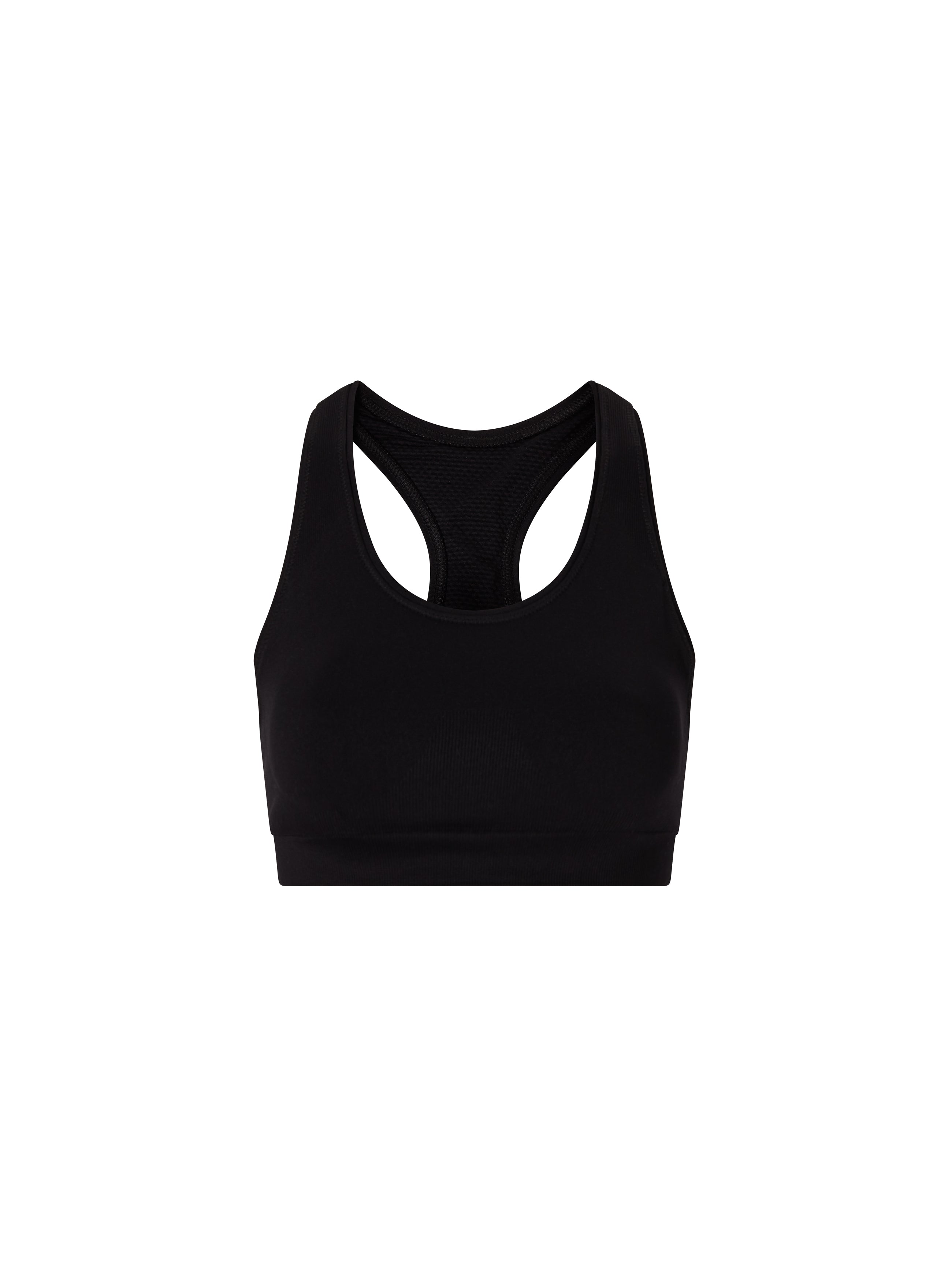 Lucas Hugh Tech Knit reggiseno sportivo nero racer
